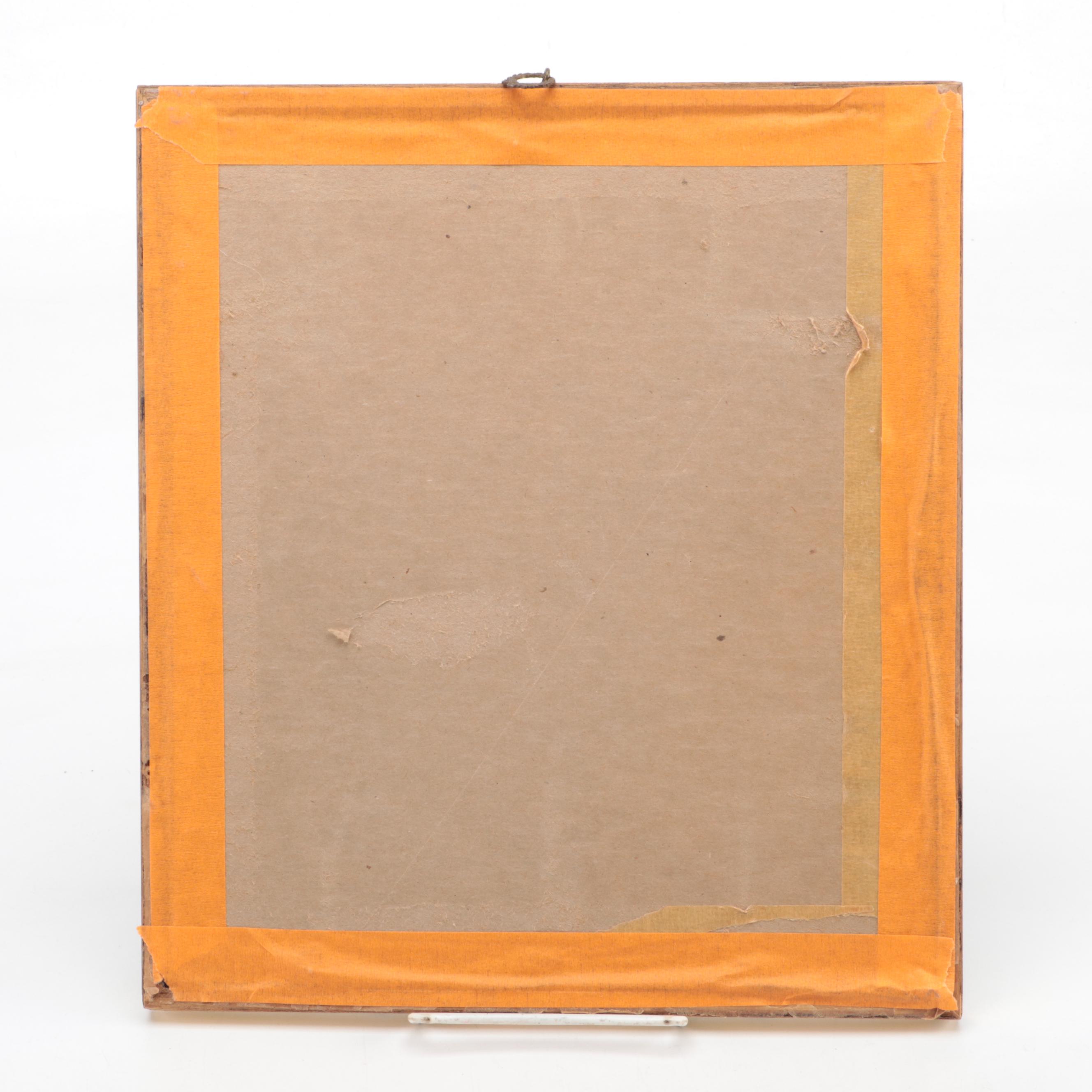 Framed Chinese Handmade Embroidered Silk Panel