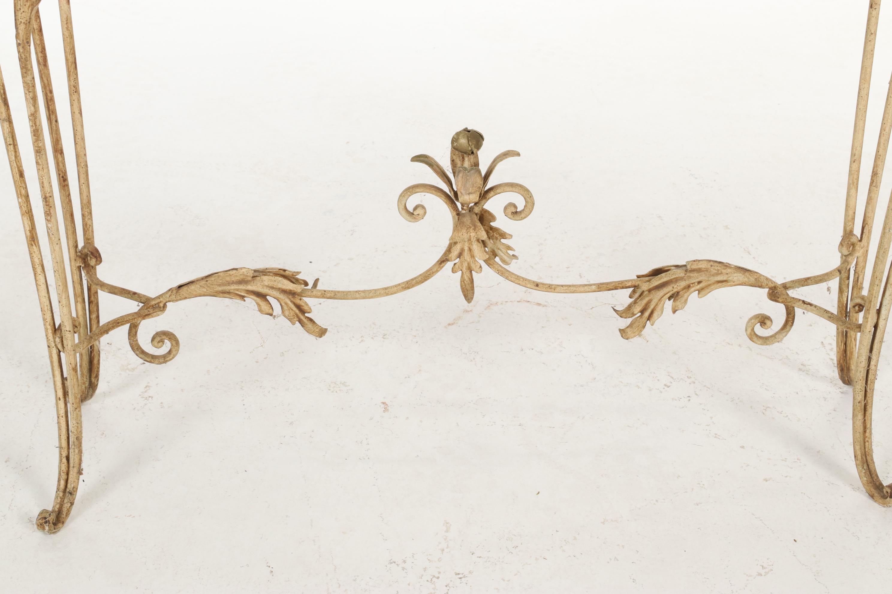 Painted Metal Plant Stand