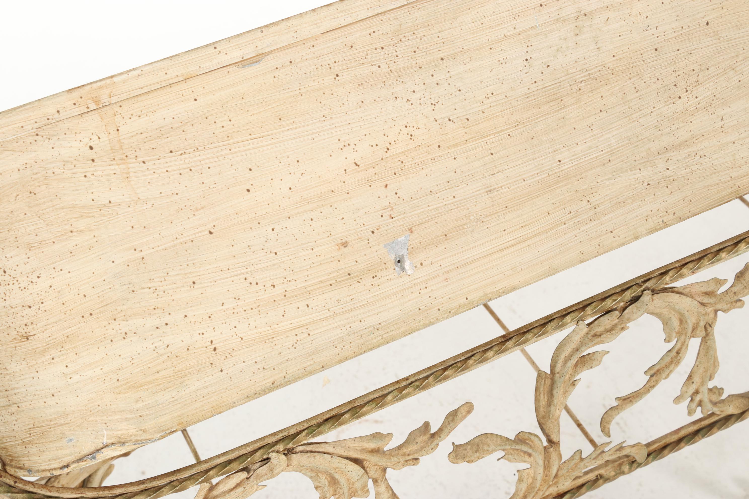 Painted Metal Plant Stand