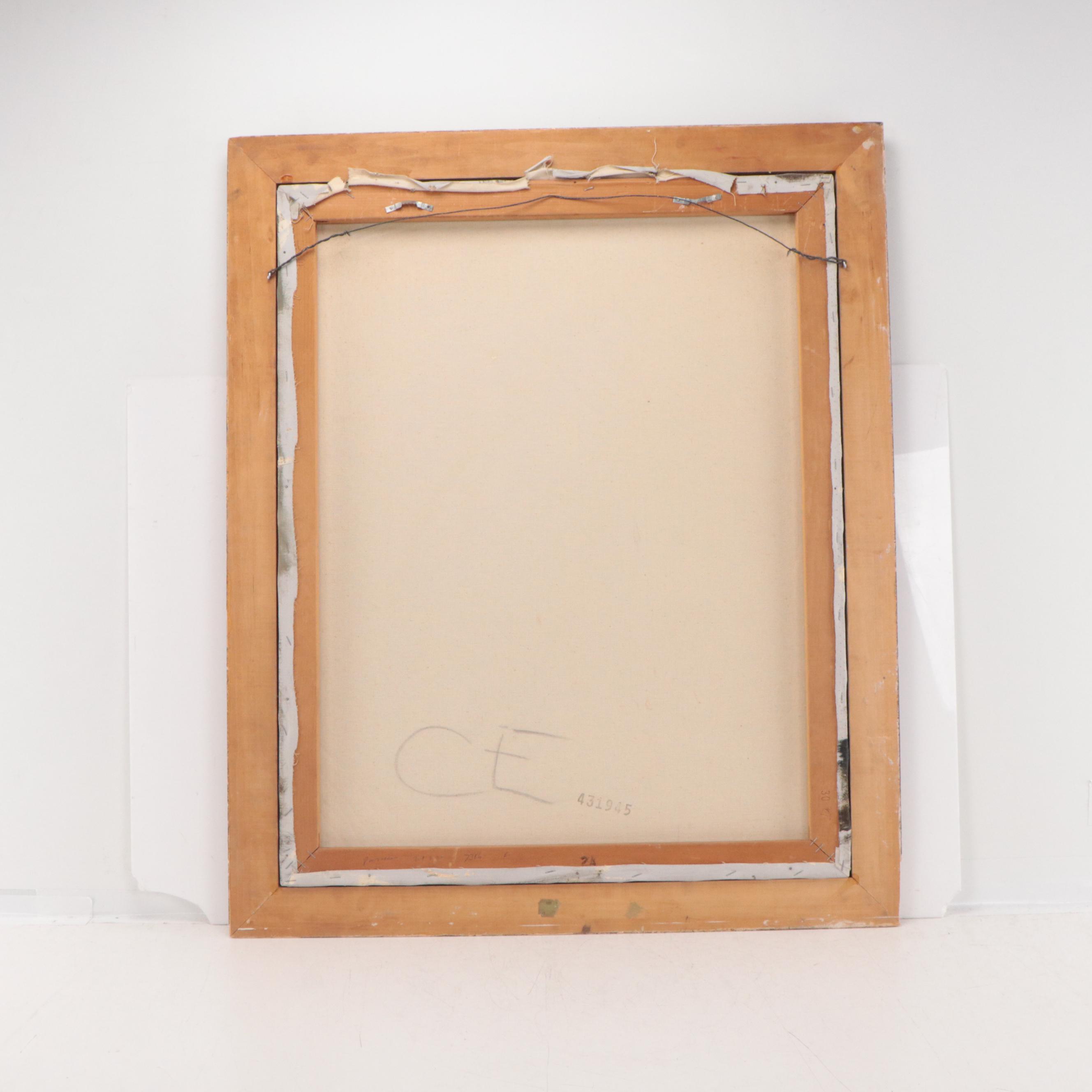 Kitchen Interior Scene Oil Painting