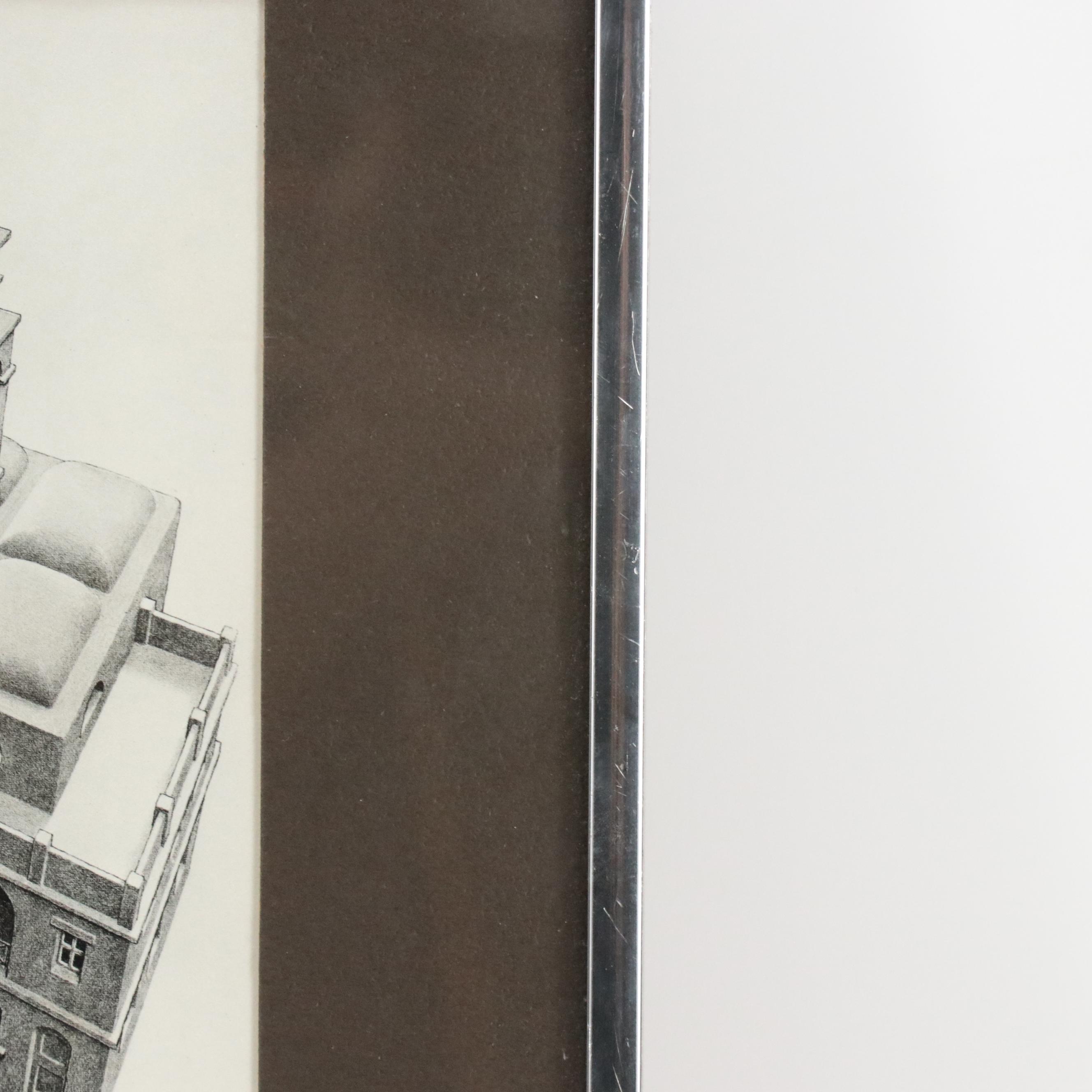 Offset Lithograph After M.C. Escher "Ascending and Descending"