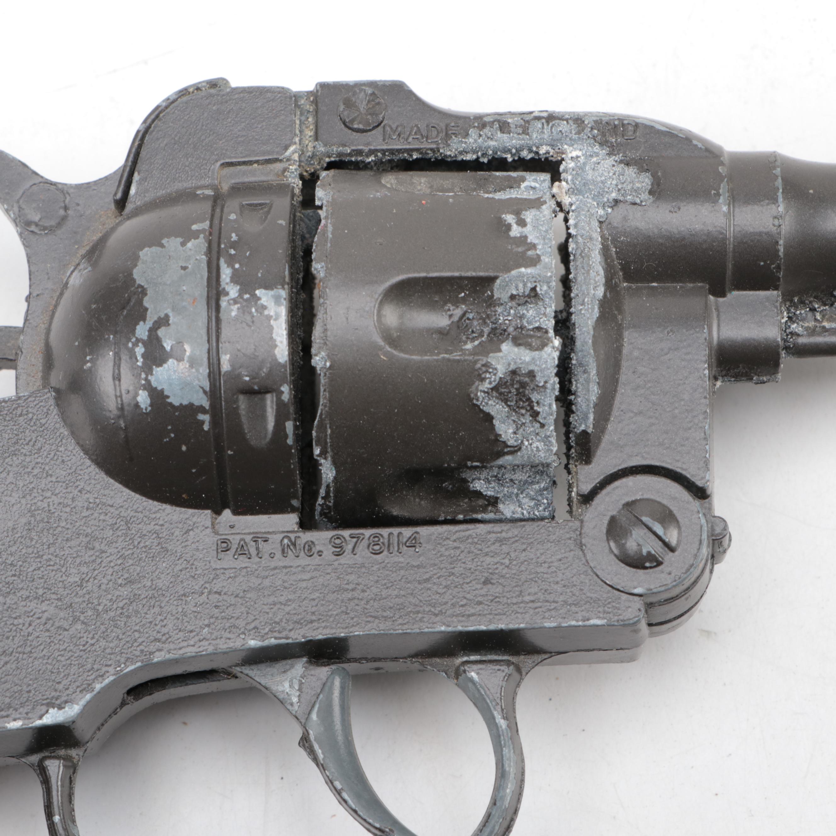 LMCO Super Nu-Matic Jr. Cap Gun, WASP Snub Nose Revolver Cap Gun & Caps