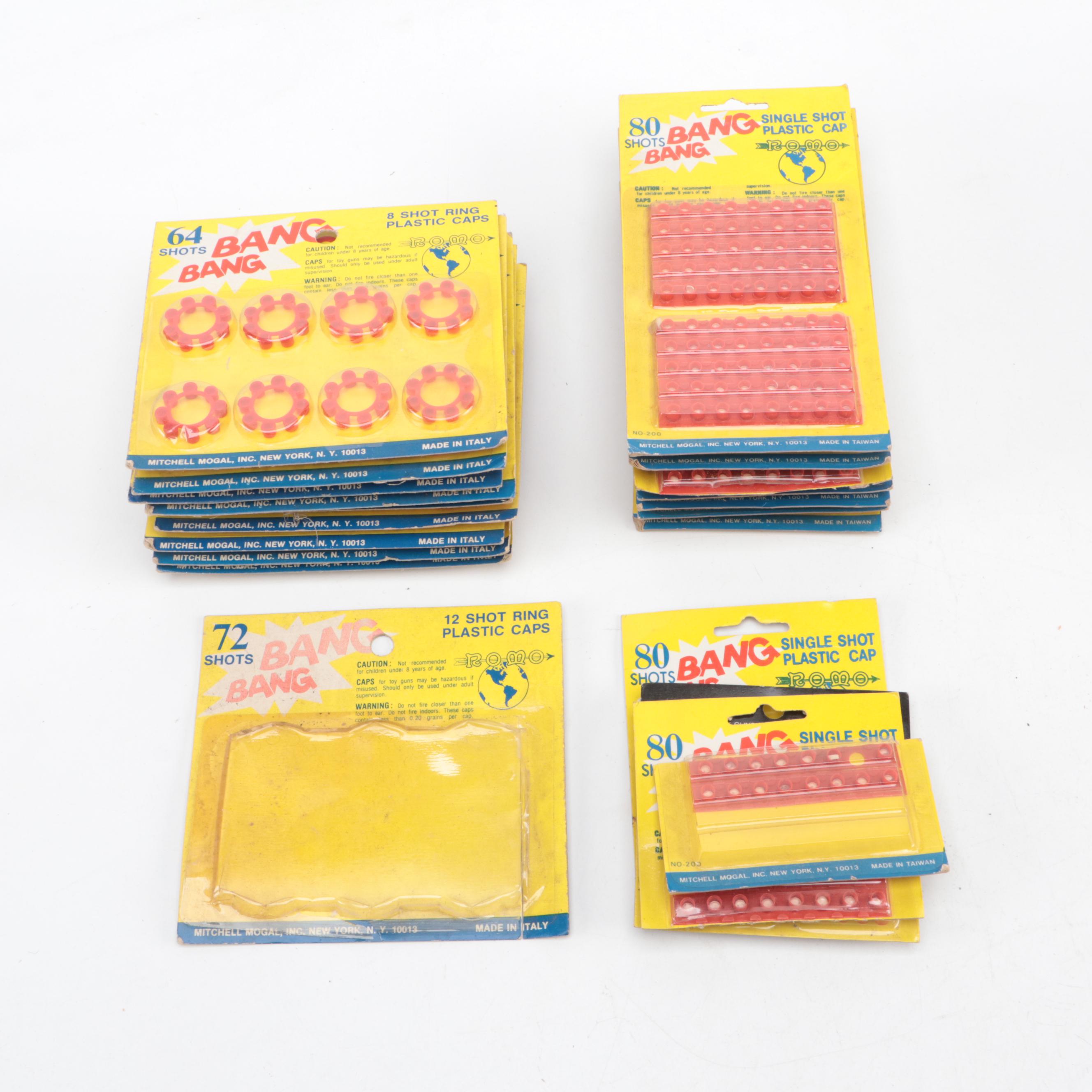 LMCO Super Nu-Matic Jr. Cap Gun, WASP Snub Nose Revolver Cap Gun & Caps