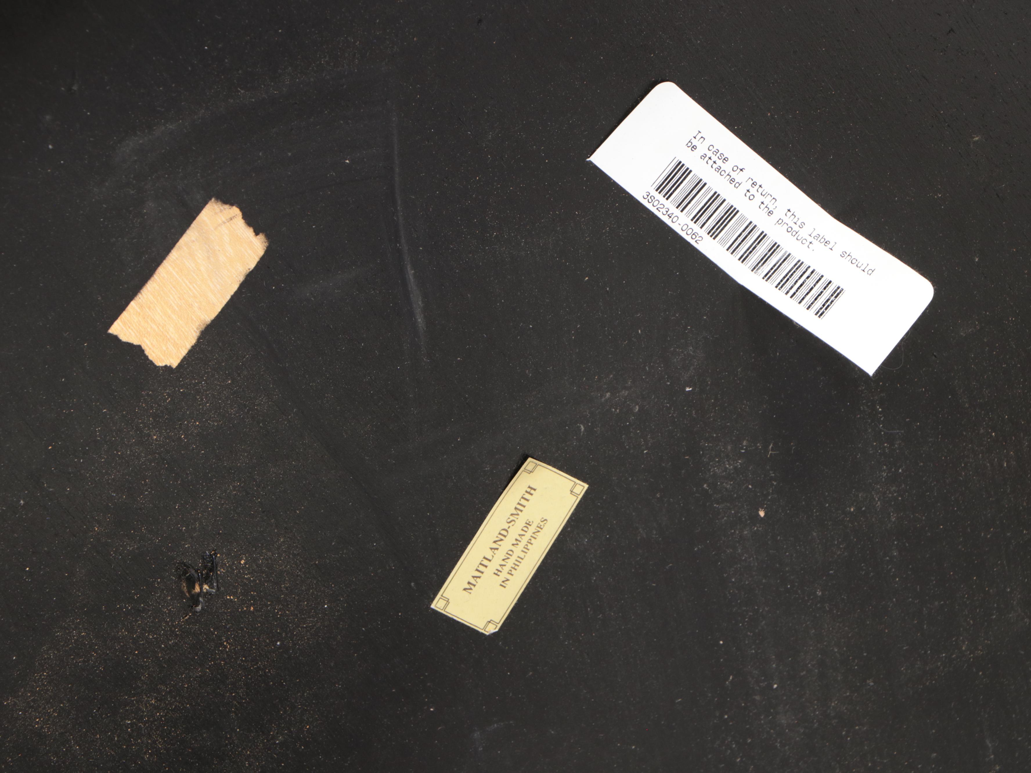 Maitland-Smith Empire Style Gilt Brass-Mounted and Marquetry Guéridon