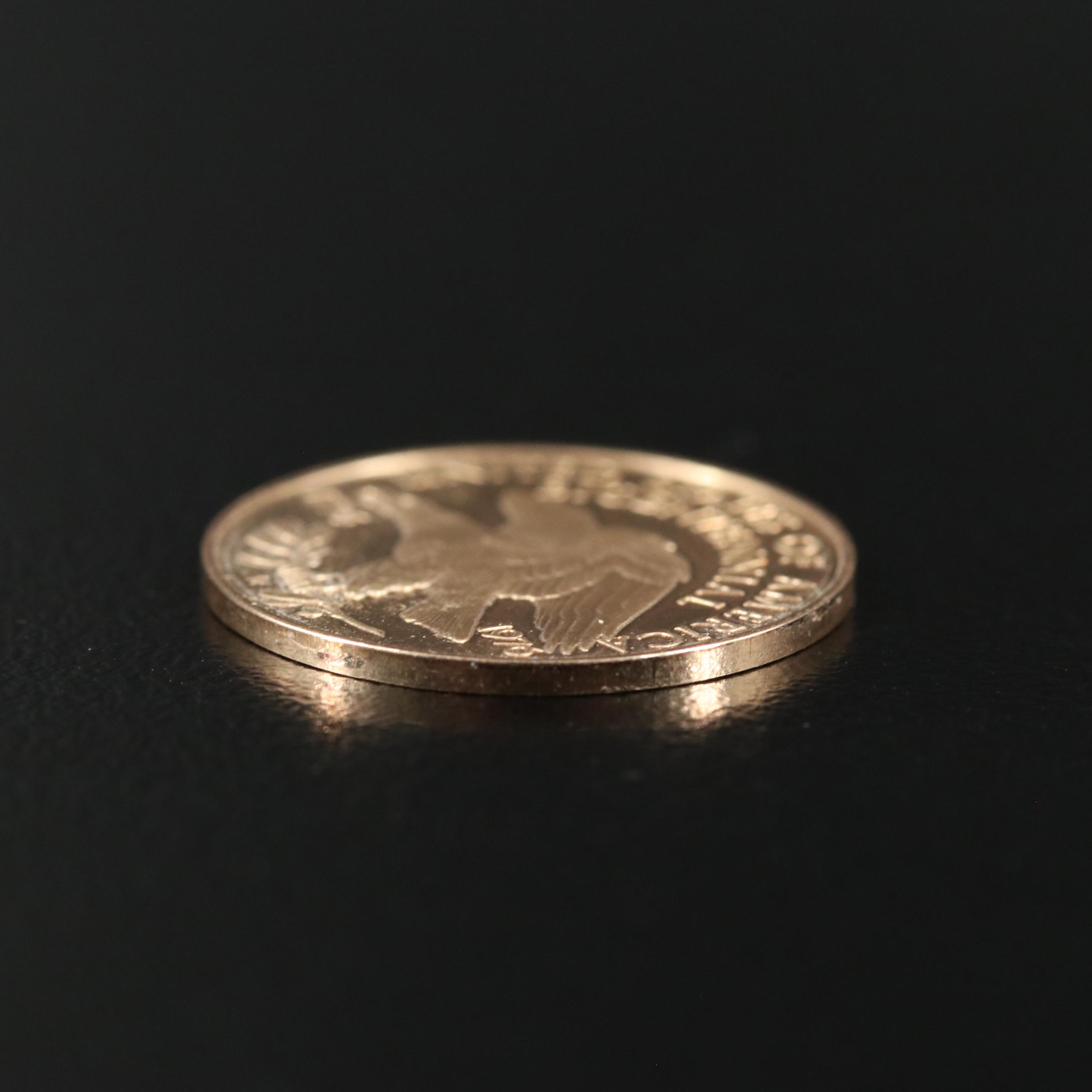 U.S. Bicentennial Gold Commemorative Coin