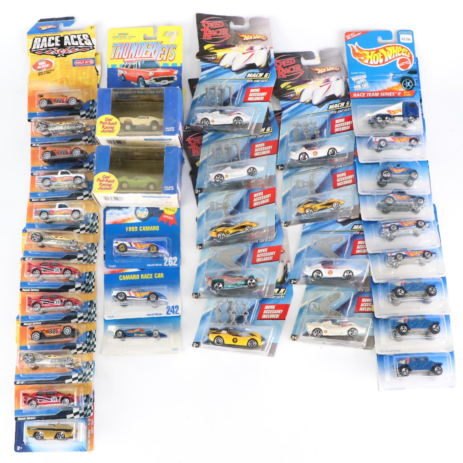 Hot Wheels Race Aces "Chevy 1500", "RD-10" and More Toy Cars