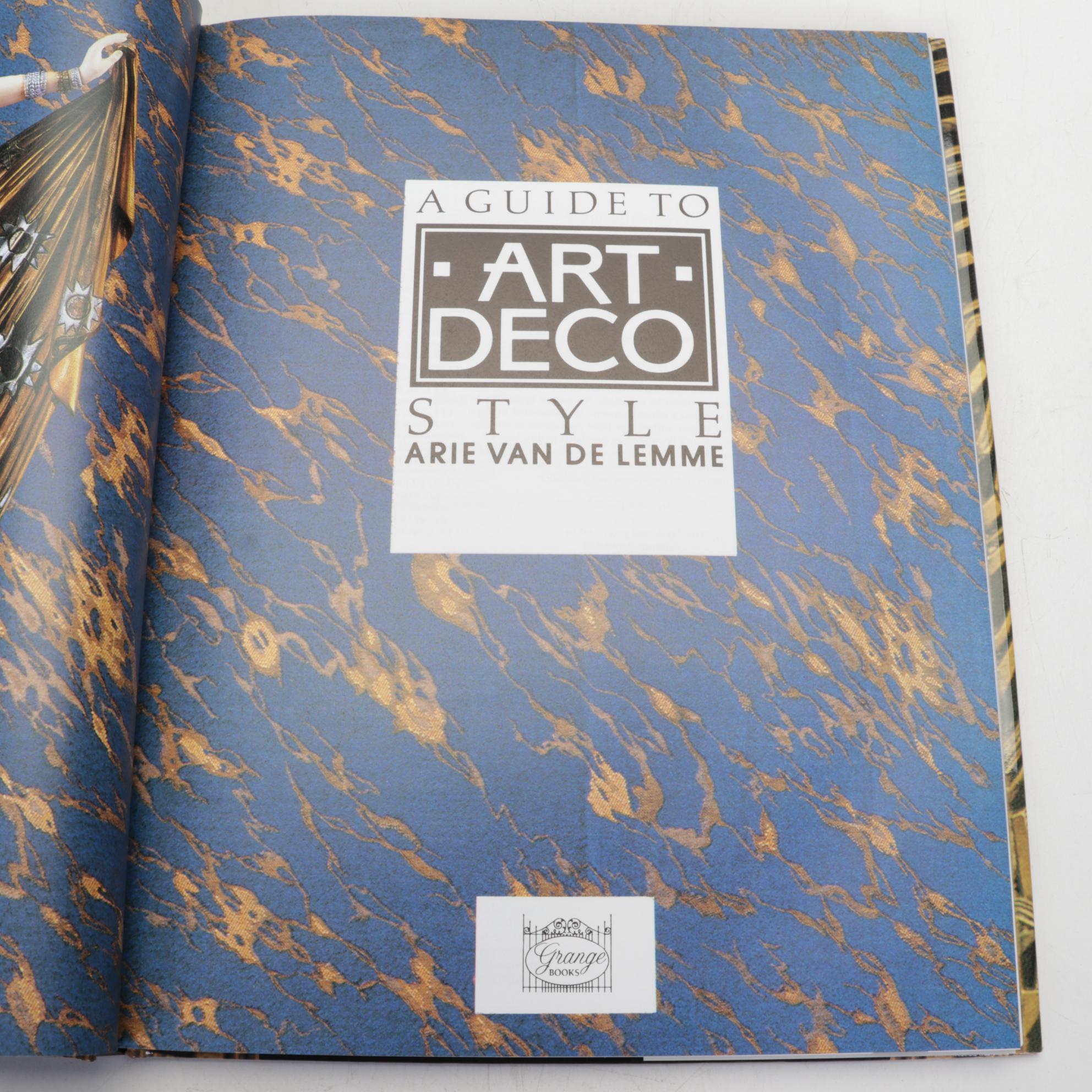 Art Deco and Art Nouveau History and Art Reference Books