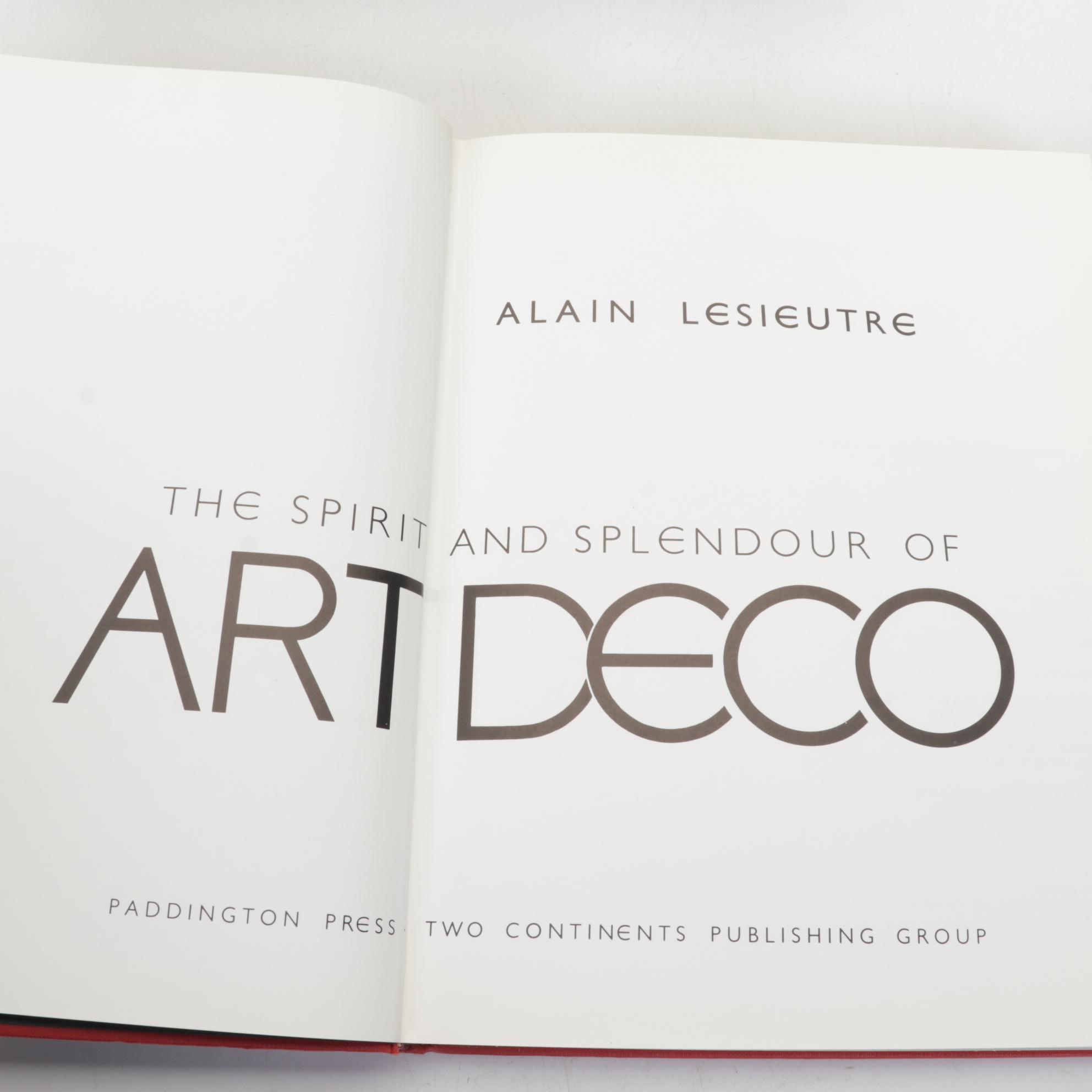 Art Deco and Art Nouveau History and Art Reference Books