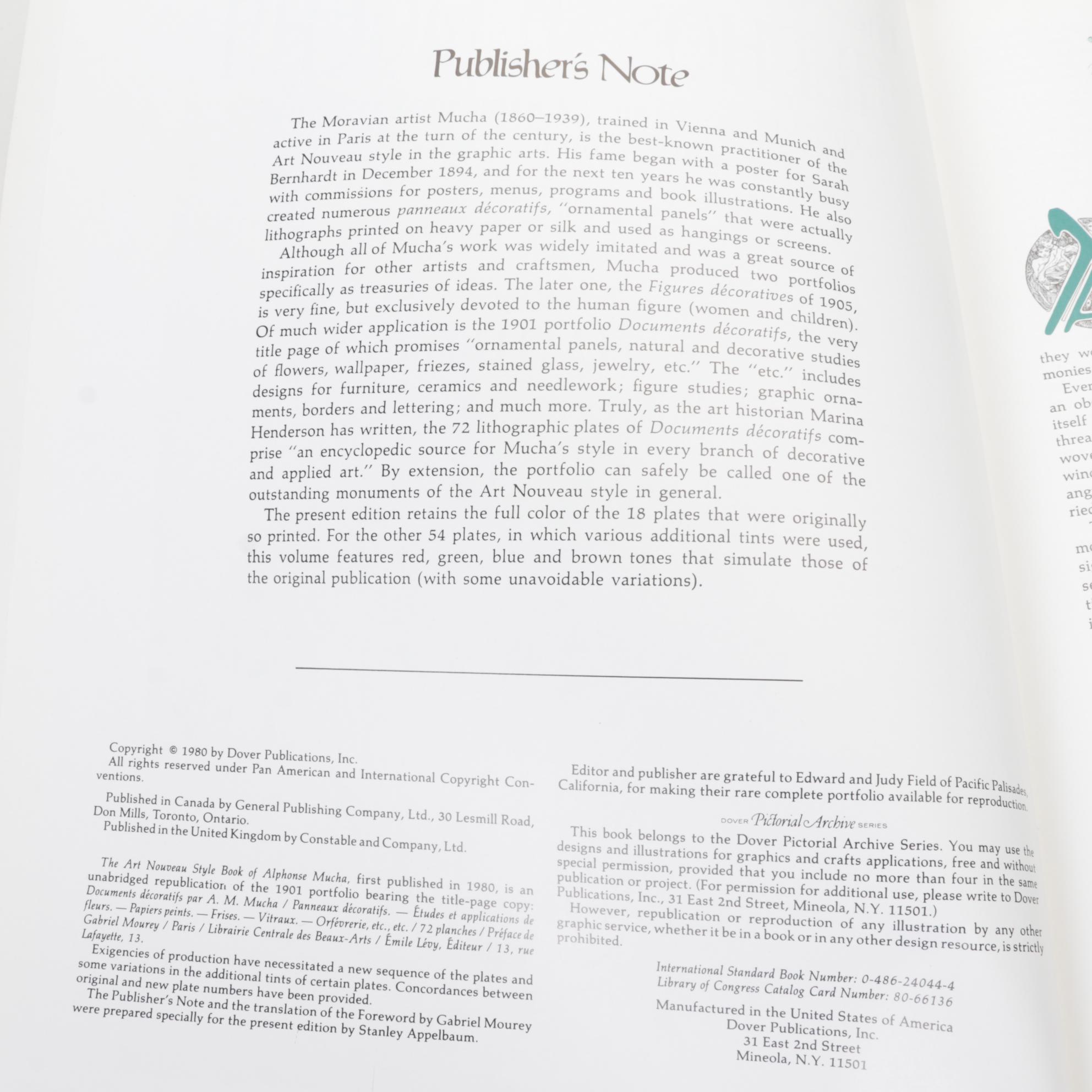 Art Deco and Art Nouveau History and Art Reference Books