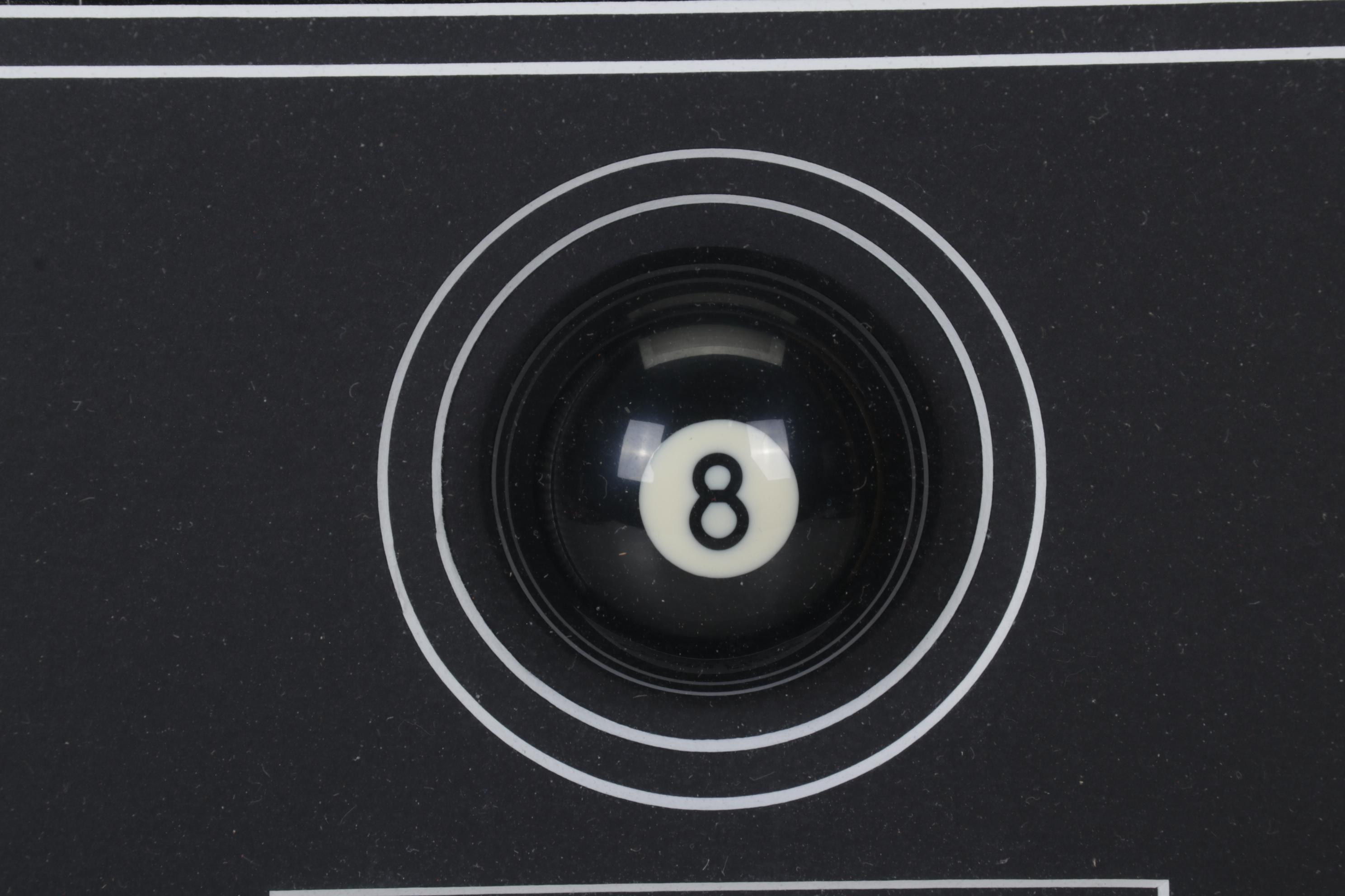 The Rat Pack "Oceans Eleven" Pool Cue Shadow Box