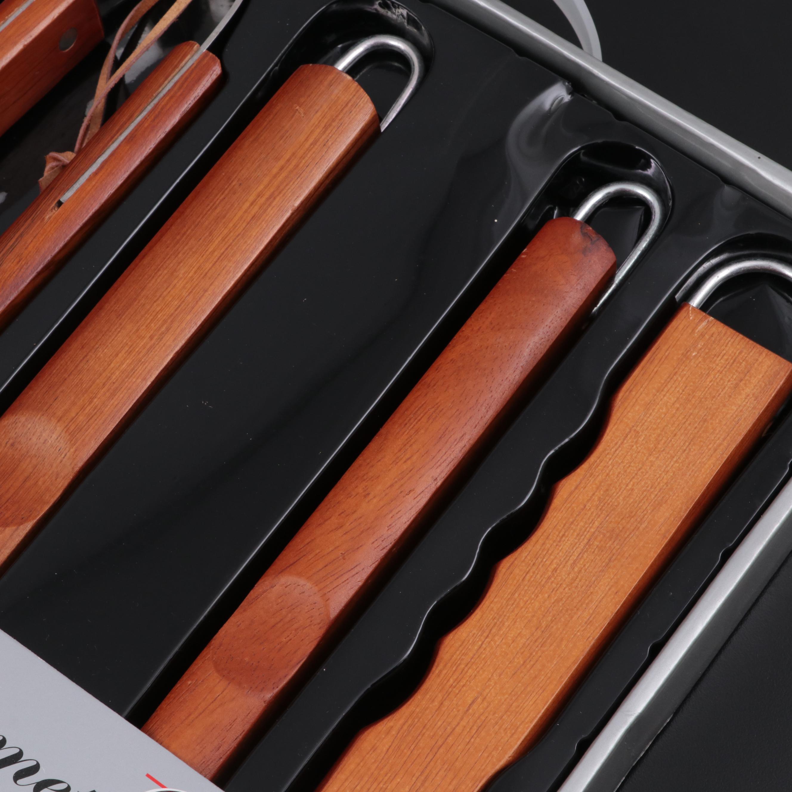 Mr. Bar-B-Q Five Pieces Stainless Steel Tool Set