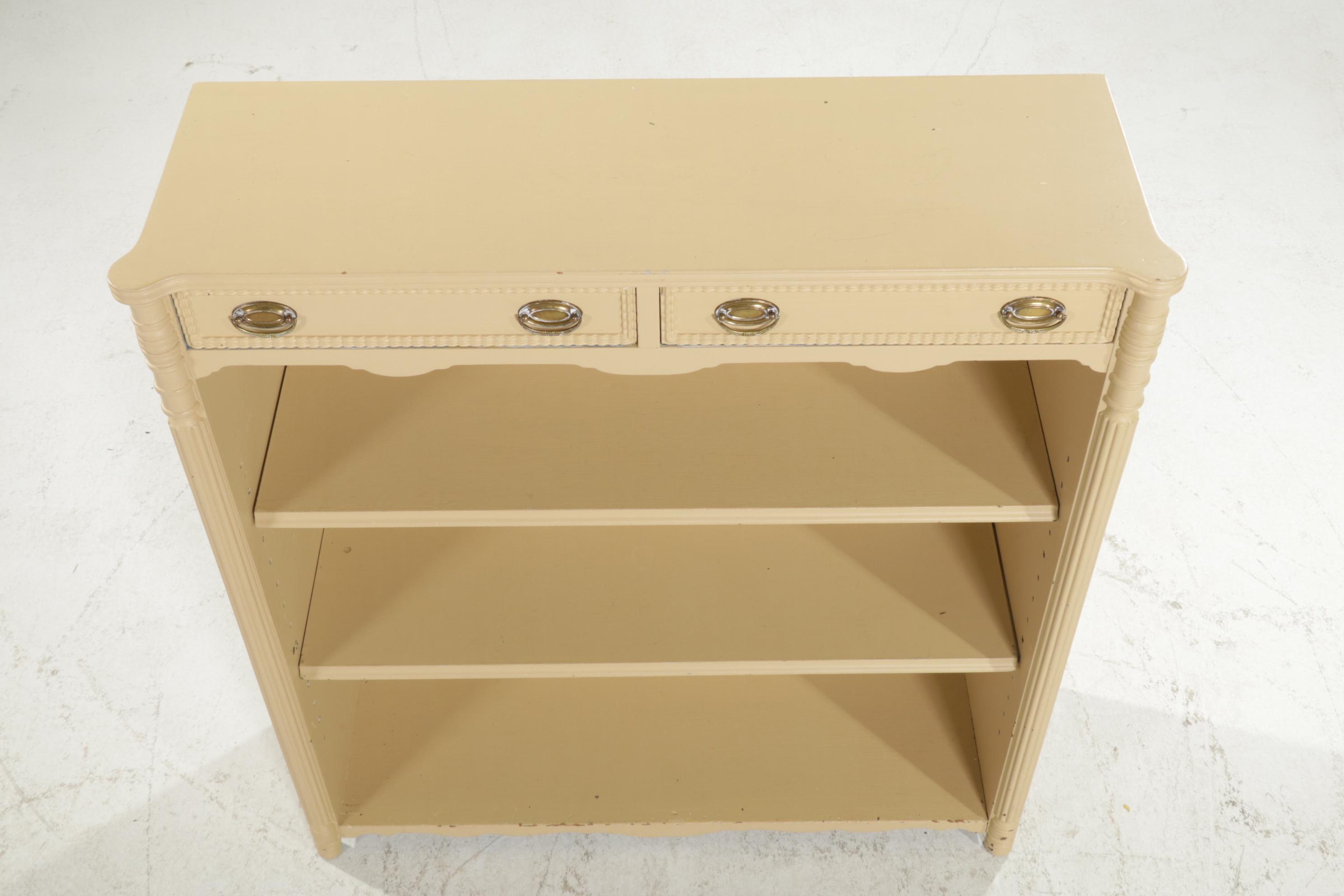 Colonial Mfg. Co. Painted Mahogany Shelf