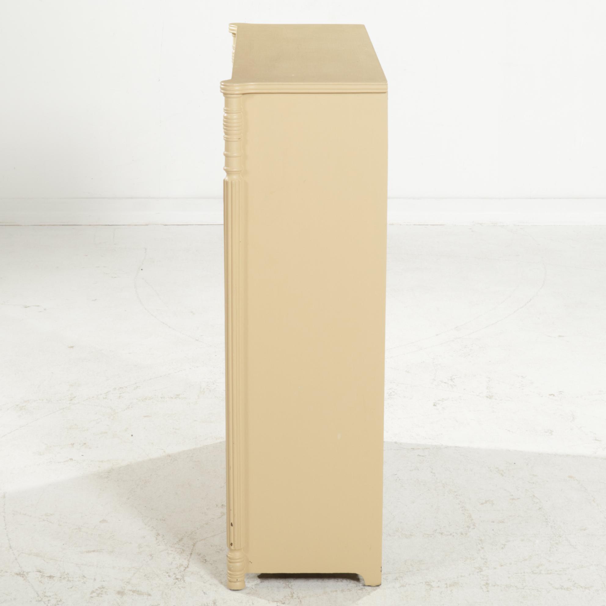 Colonial Mfg. Co. Painted Mahogany Shelf