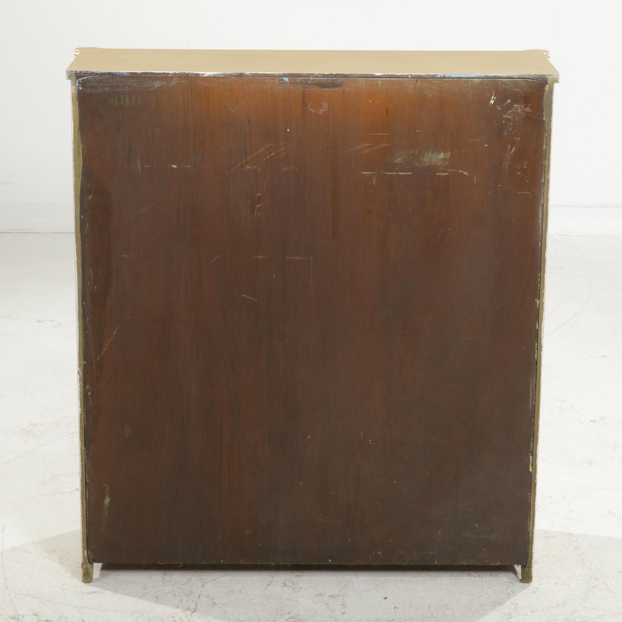 Colonial Mfg. Co. Painted Mahogany Shelf