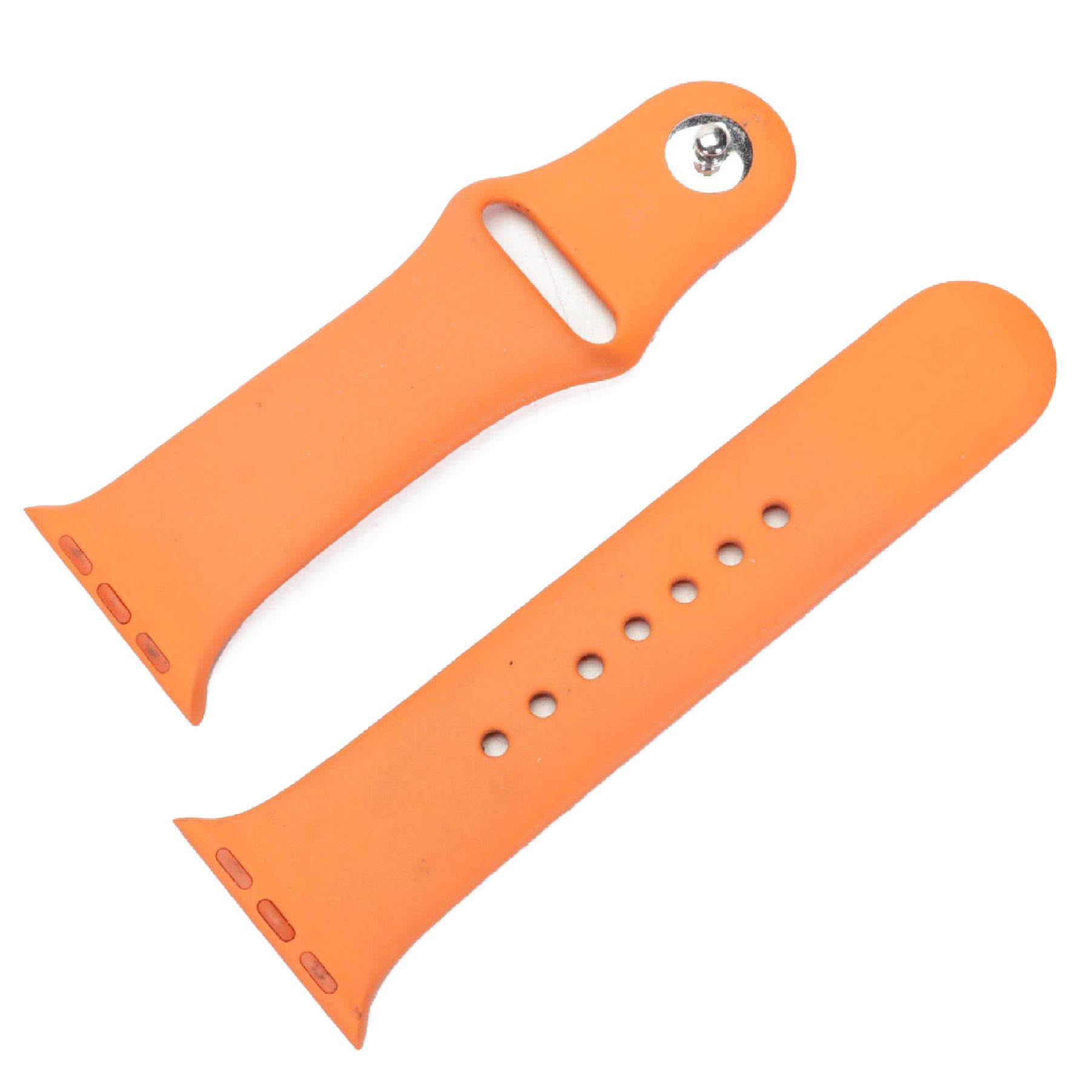 Hermès Apple Watch Orange Silicone Sport Band