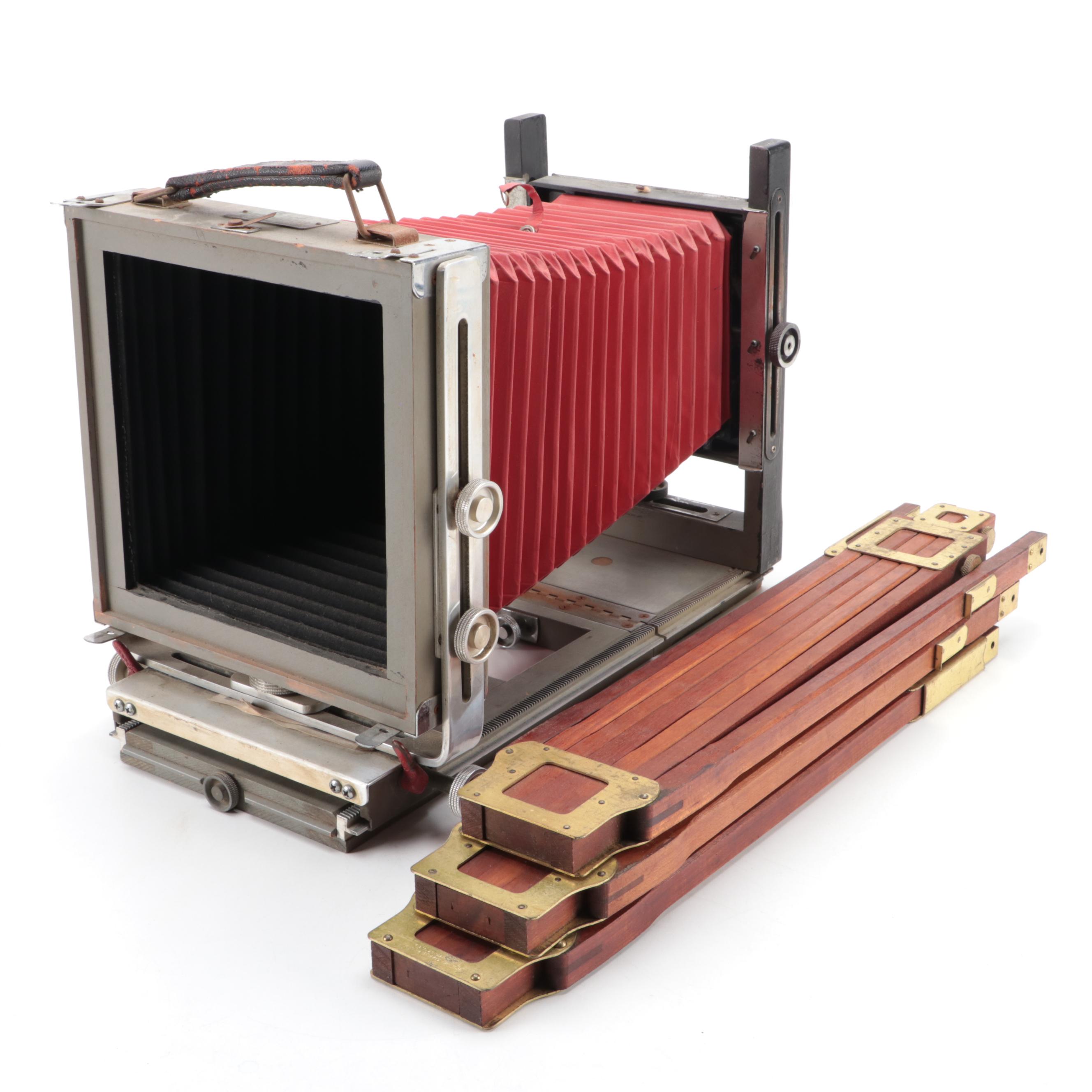 B&J View Camera with Tripod Legs