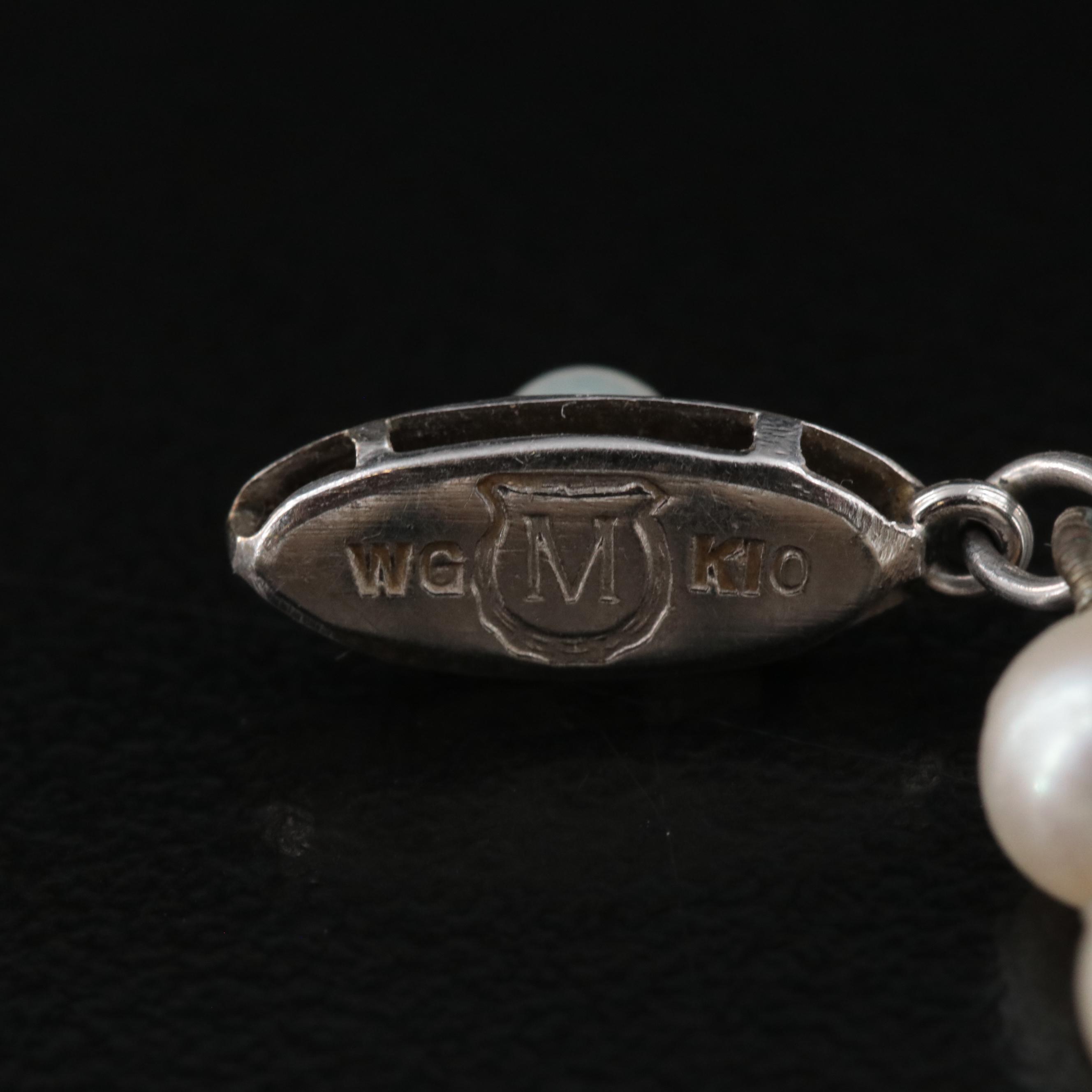 Vintage Mikimoto Pearl Necklace with 10K Clasp