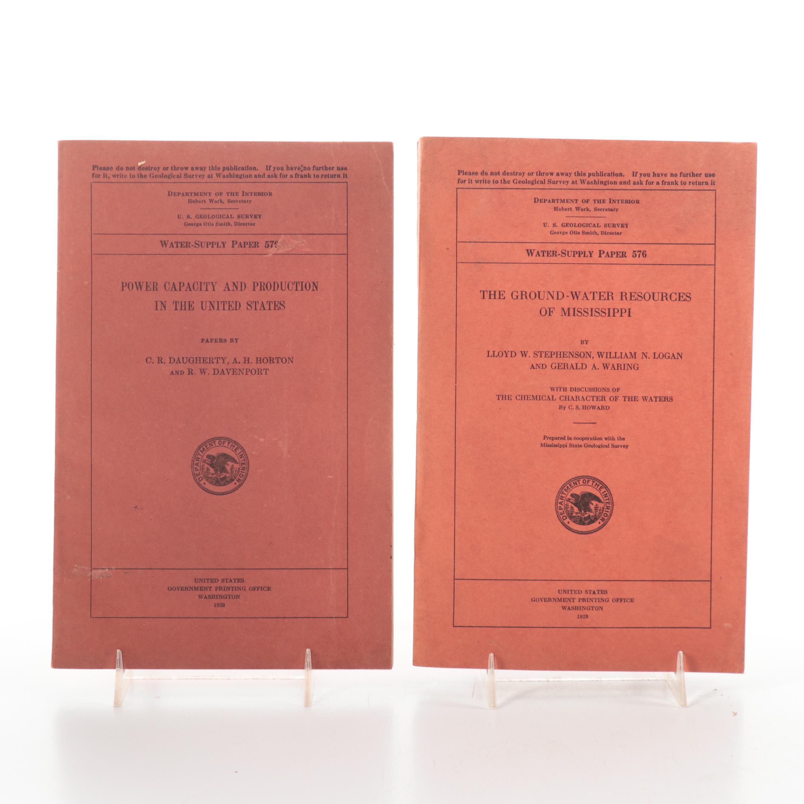 "Geologic Atlas of the United States" and More Geology Surveys and Books