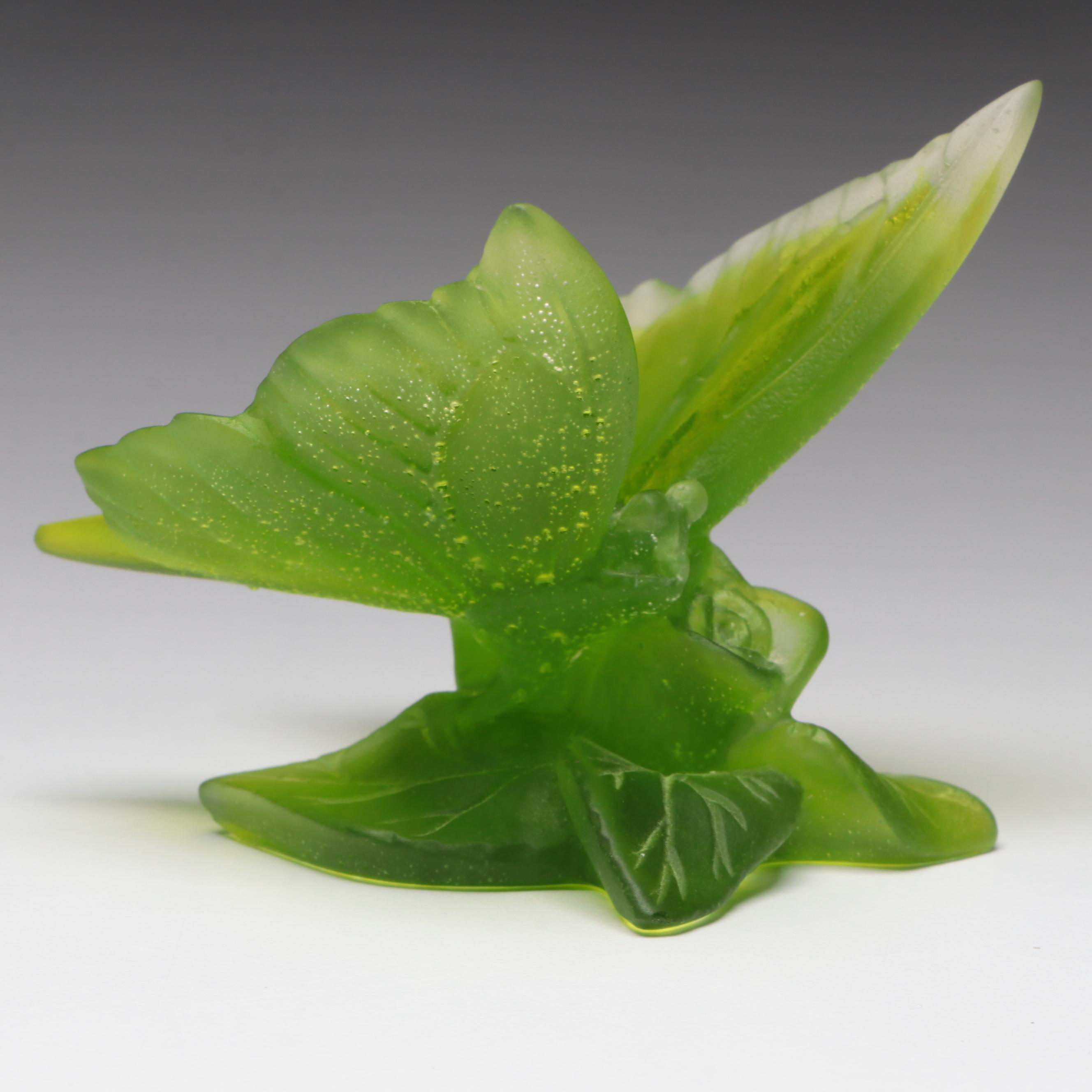 Daum Pate de Verre Glass Butterfly