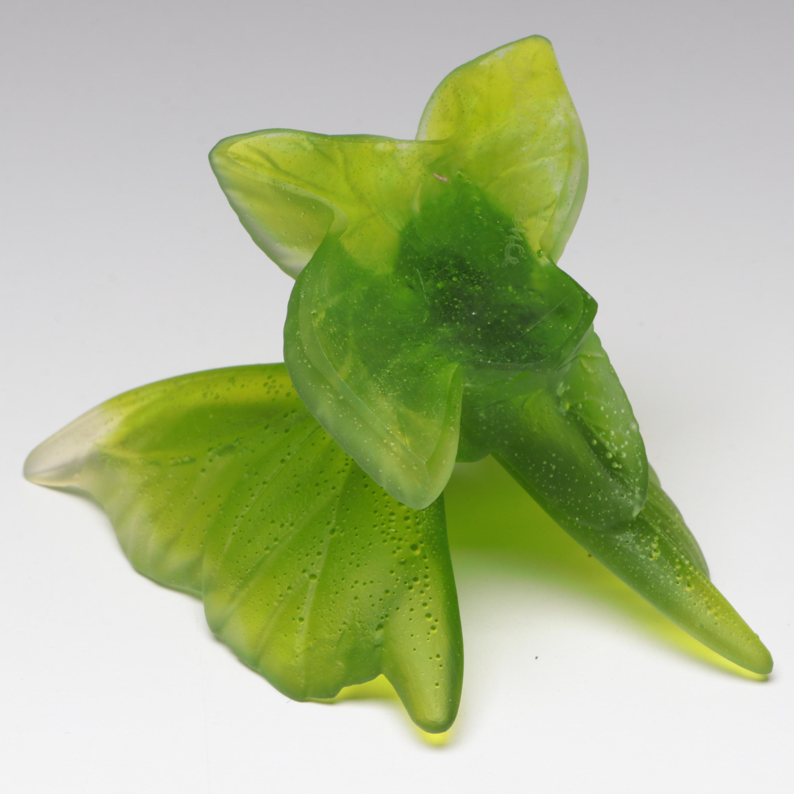 Daum Pate de Verre Glass Butterfly