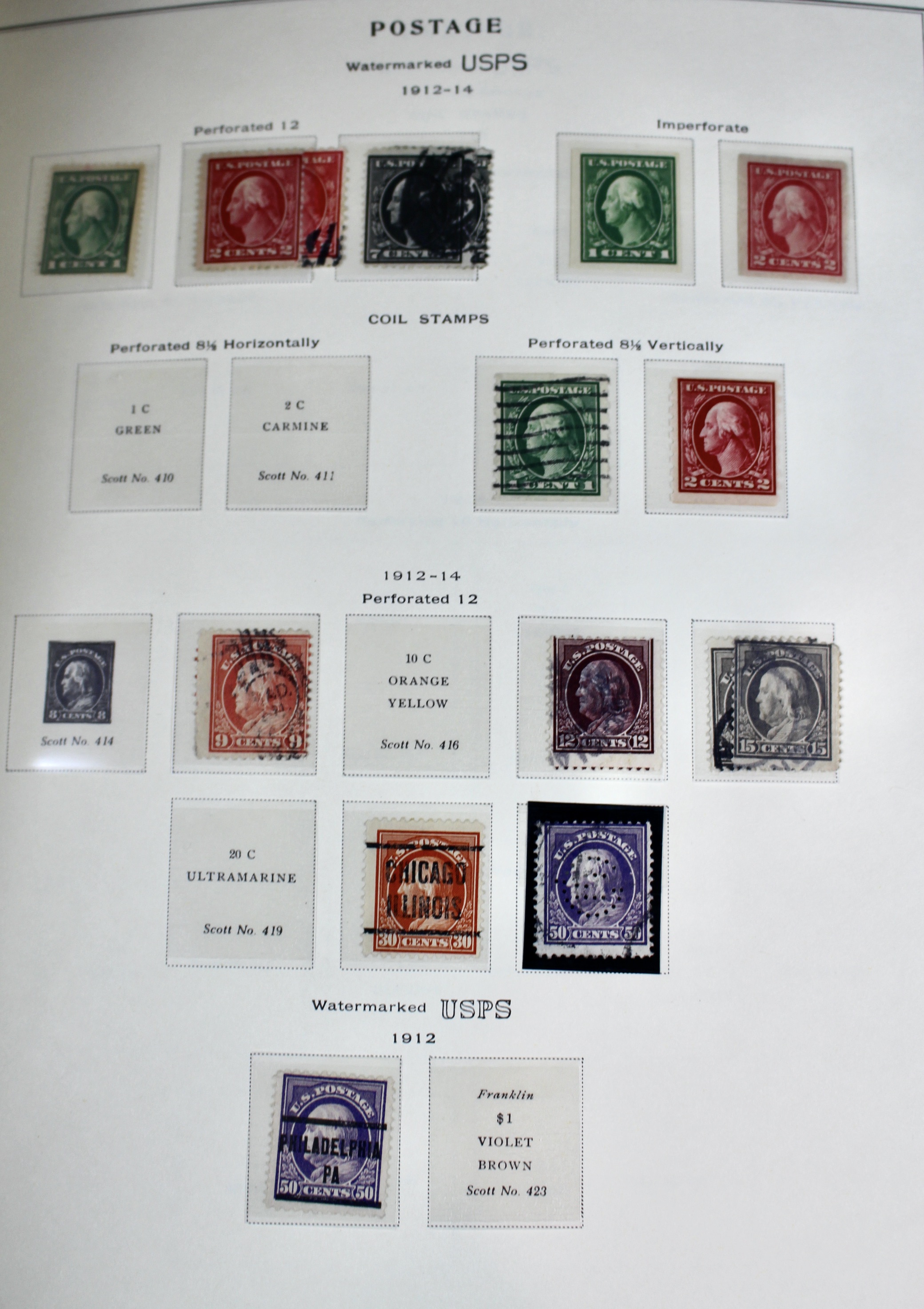 Comprehensive U.S. Postage Stamp Collection