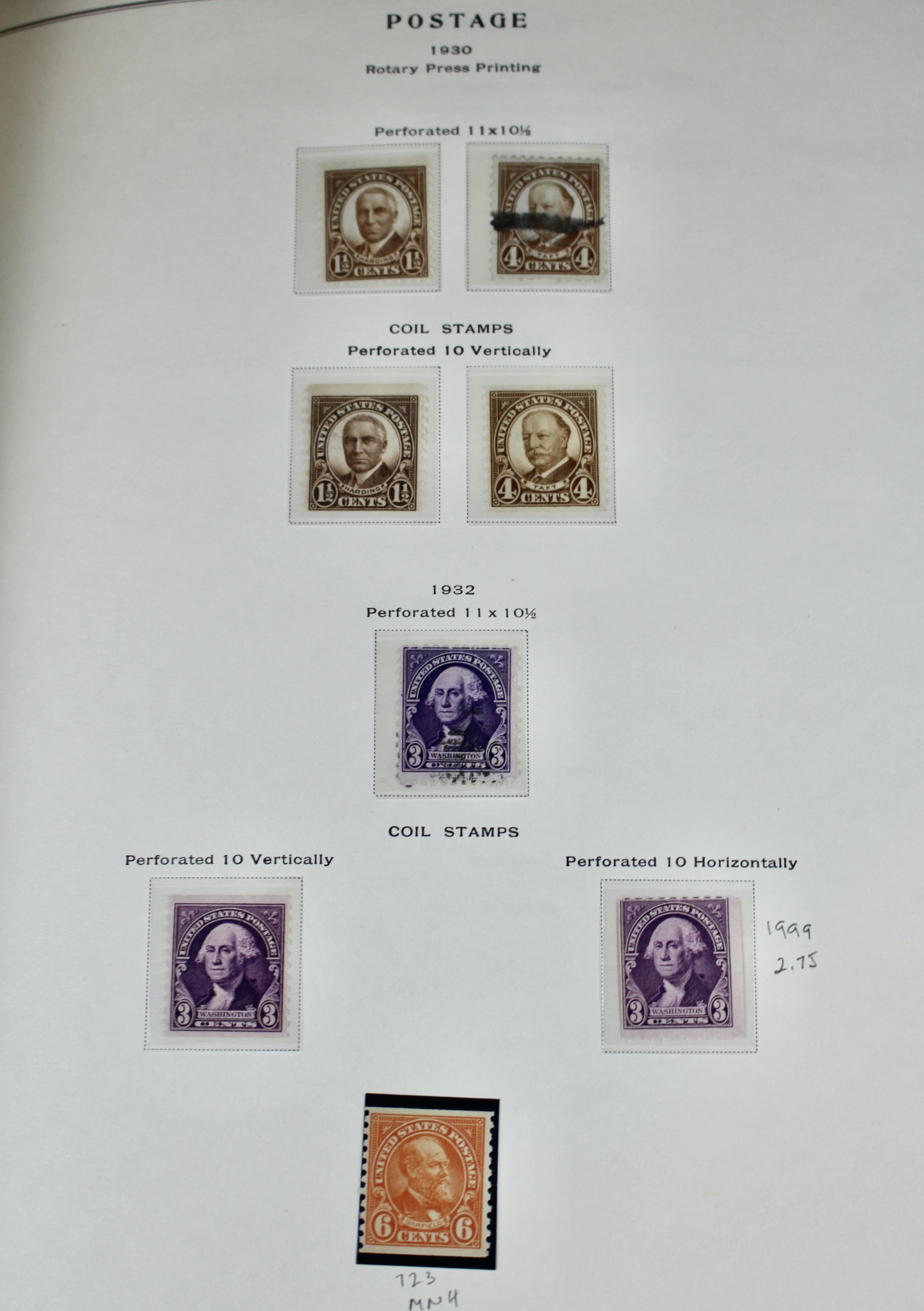 Comprehensive U.S. Postage Stamp Collection