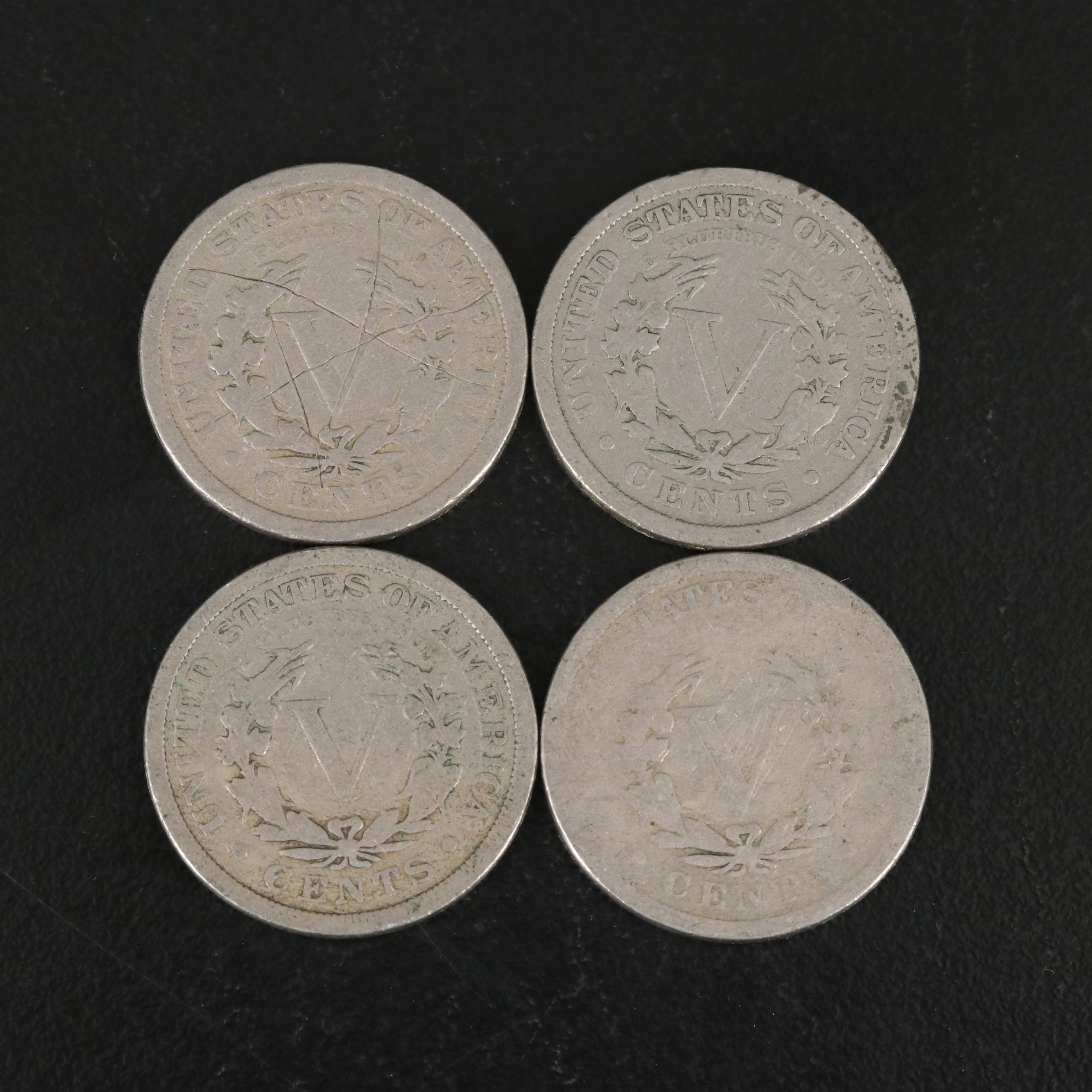 Group of One hundred Eighteen Liberty Nickels
