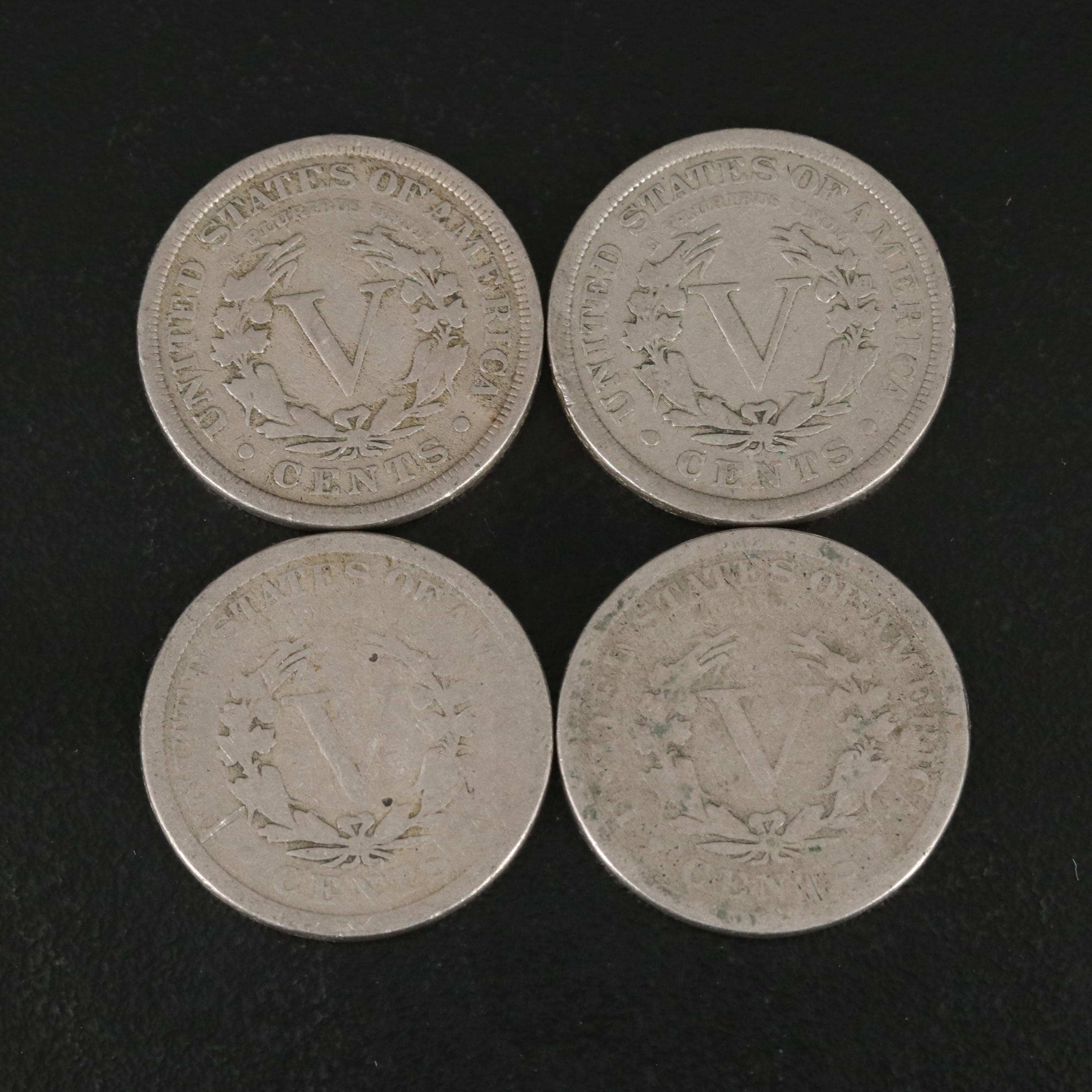 Group of One hundred Eighteen Liberty Nickels