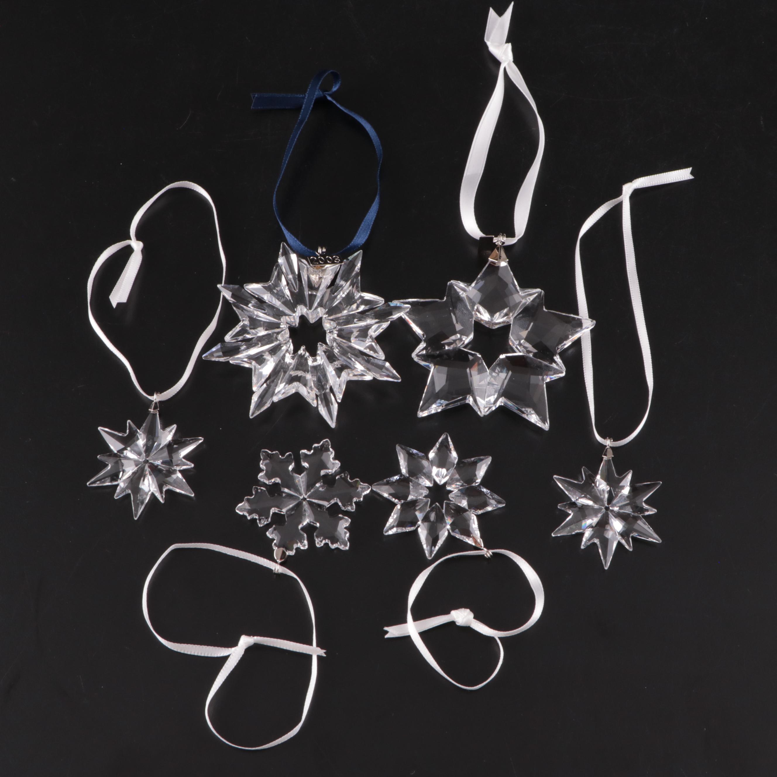Swarovski Crystal Snowflake Ornaments