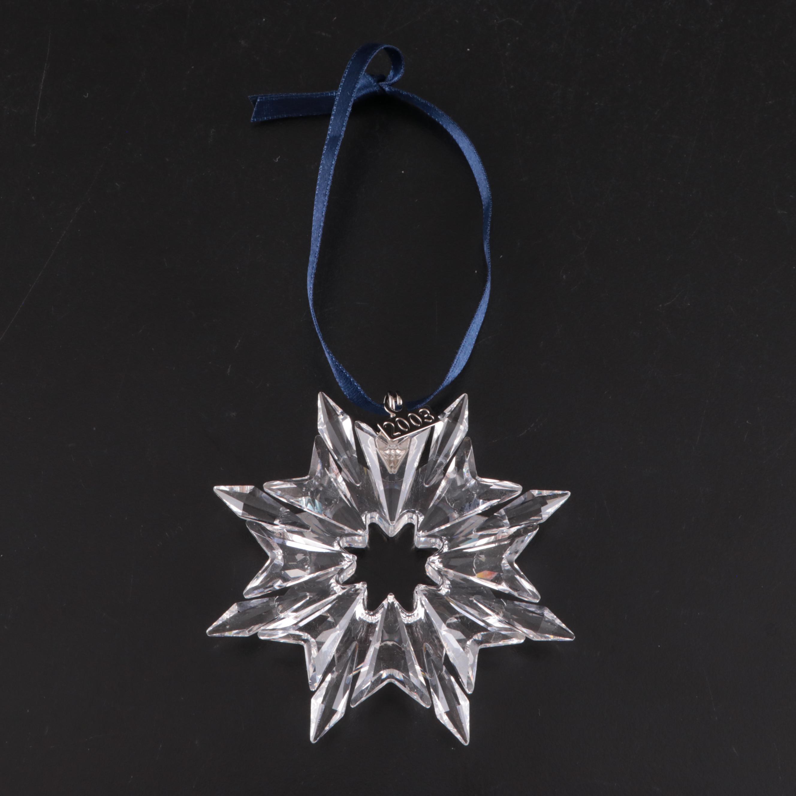 Swarovski Crystal Snowflake Ornaments