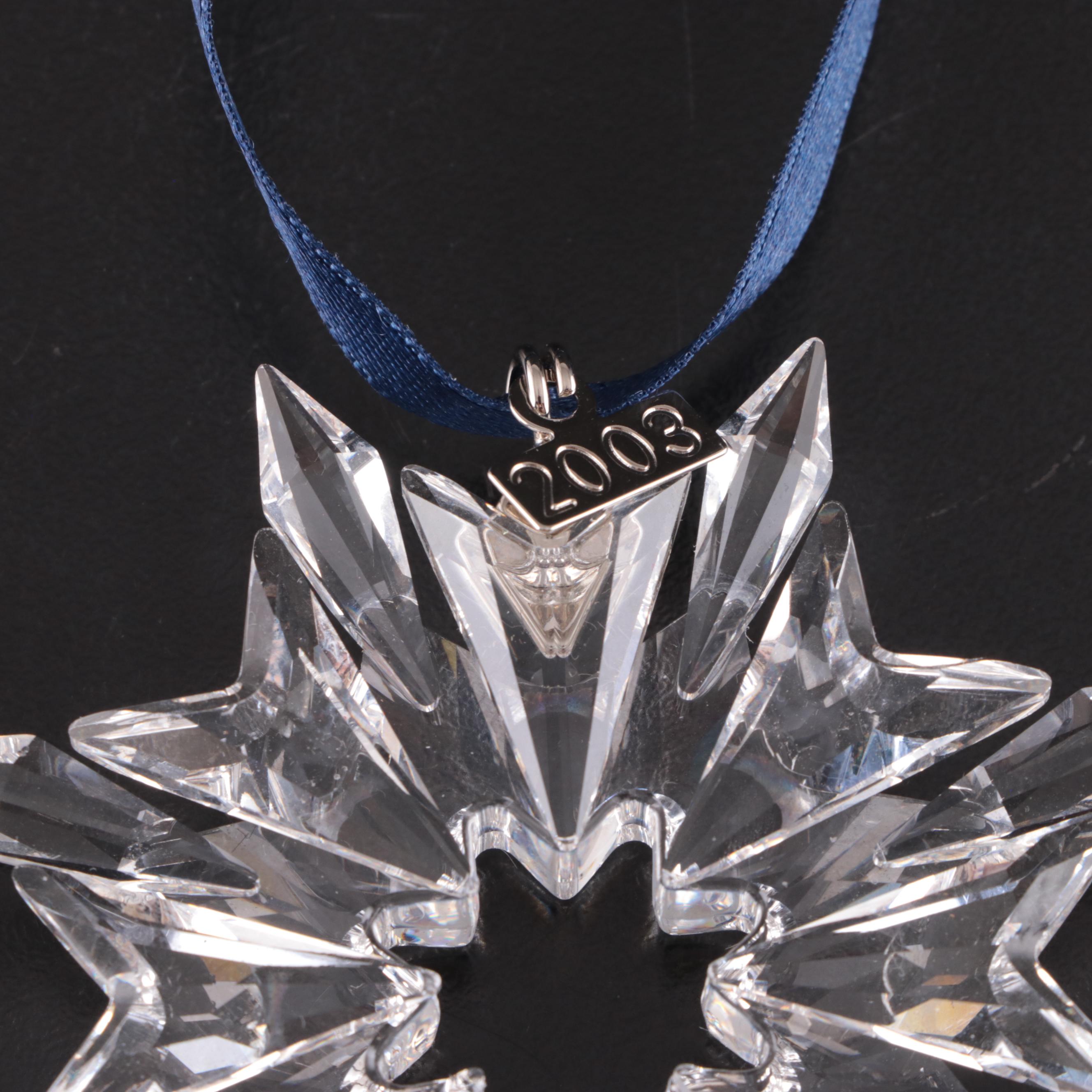 Swarovski Crystal Snowflake Ornaments