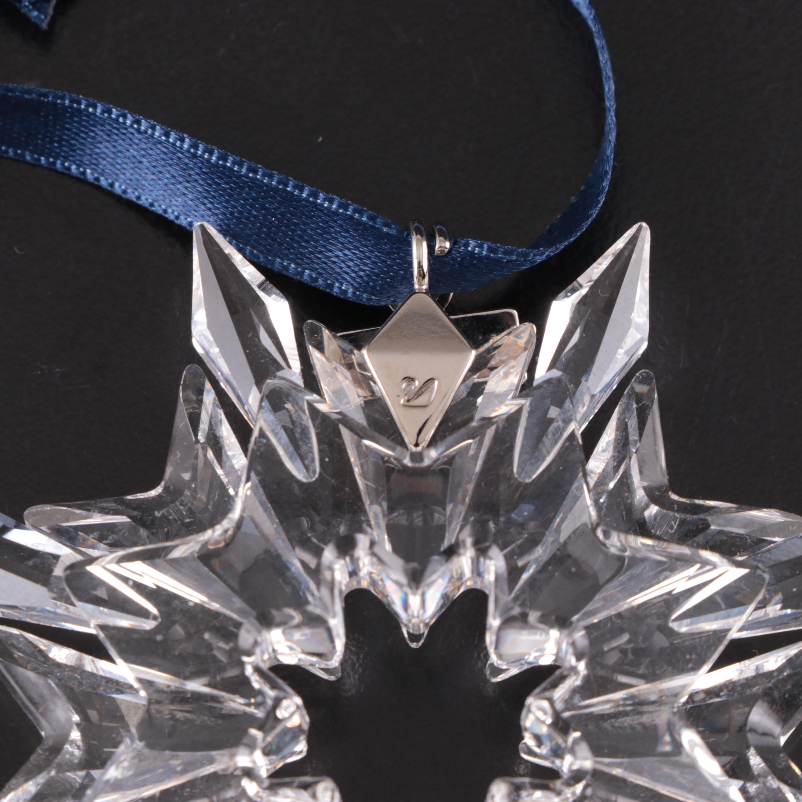 Swarovski Crystal Snowflake Ornaments