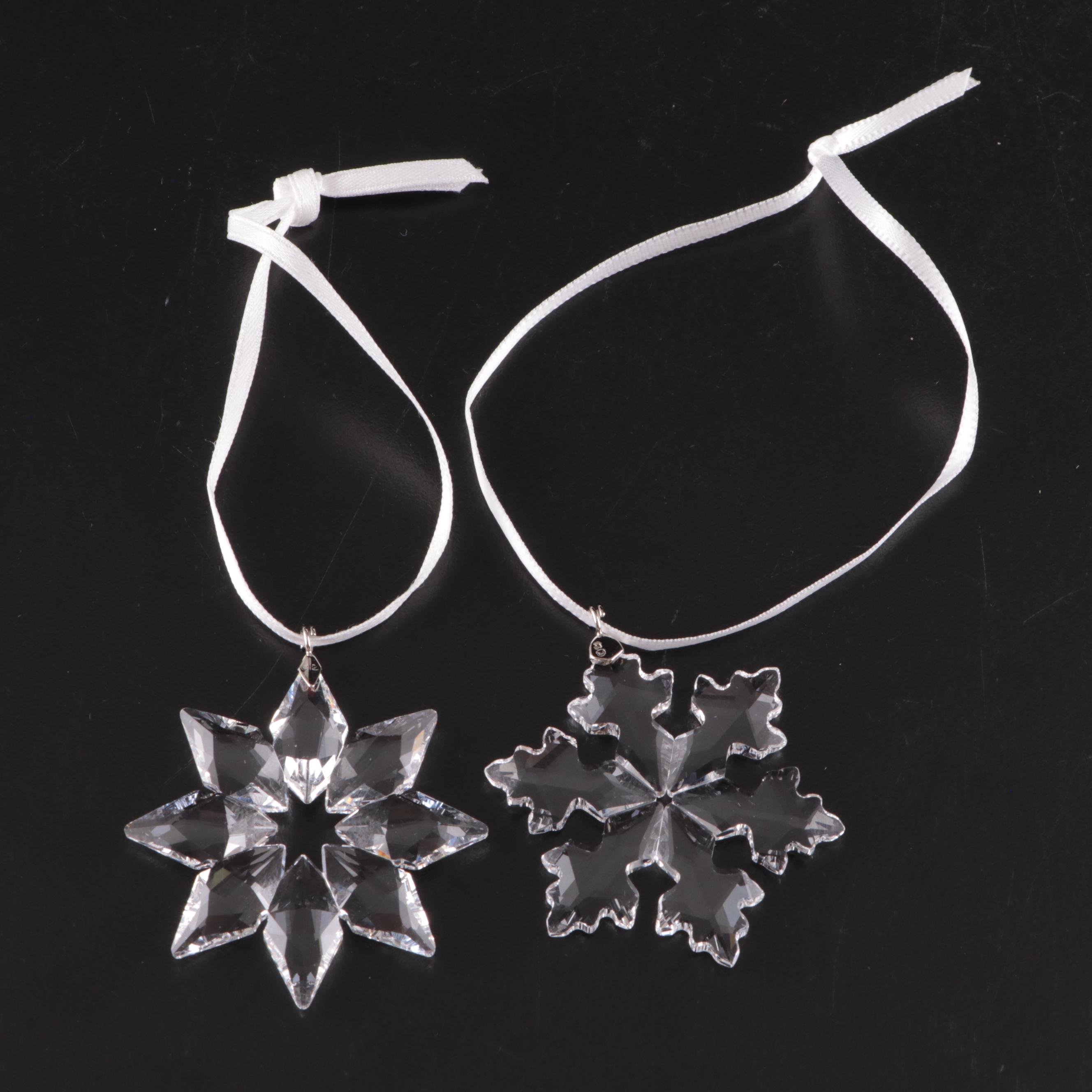 Swarovski Crystal Snowflake Ornaments