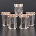 Reed & Barton and Lunt Sterling Silver Camargo Club Commemorative Julep Cups