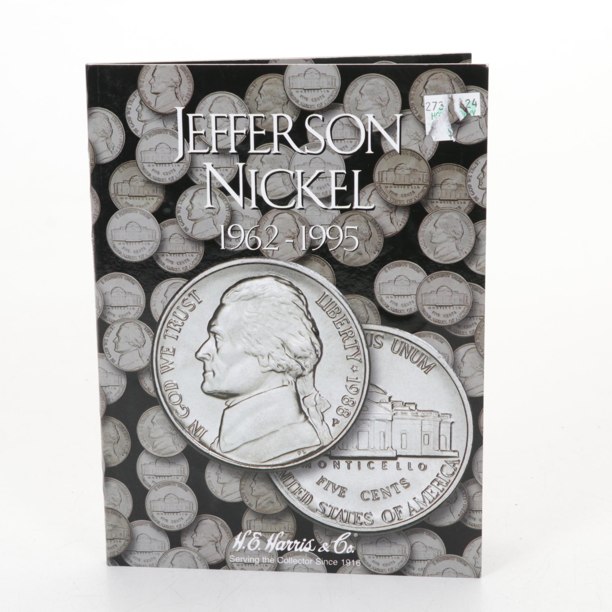 Collection of Jefferson Nickel Folders with Whitman Album