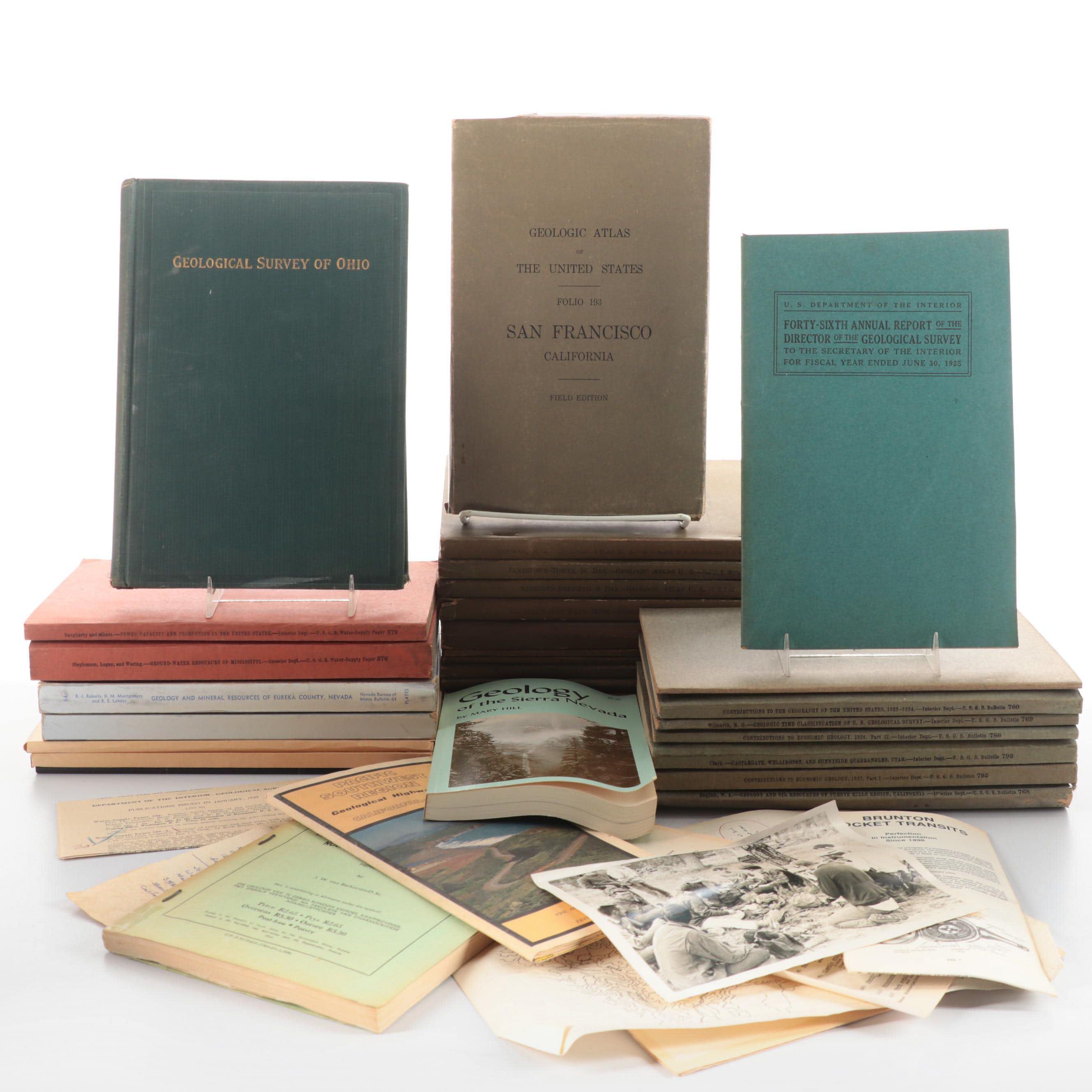 "Geologic Atlas of the United States" and More Geology Surveys and Books