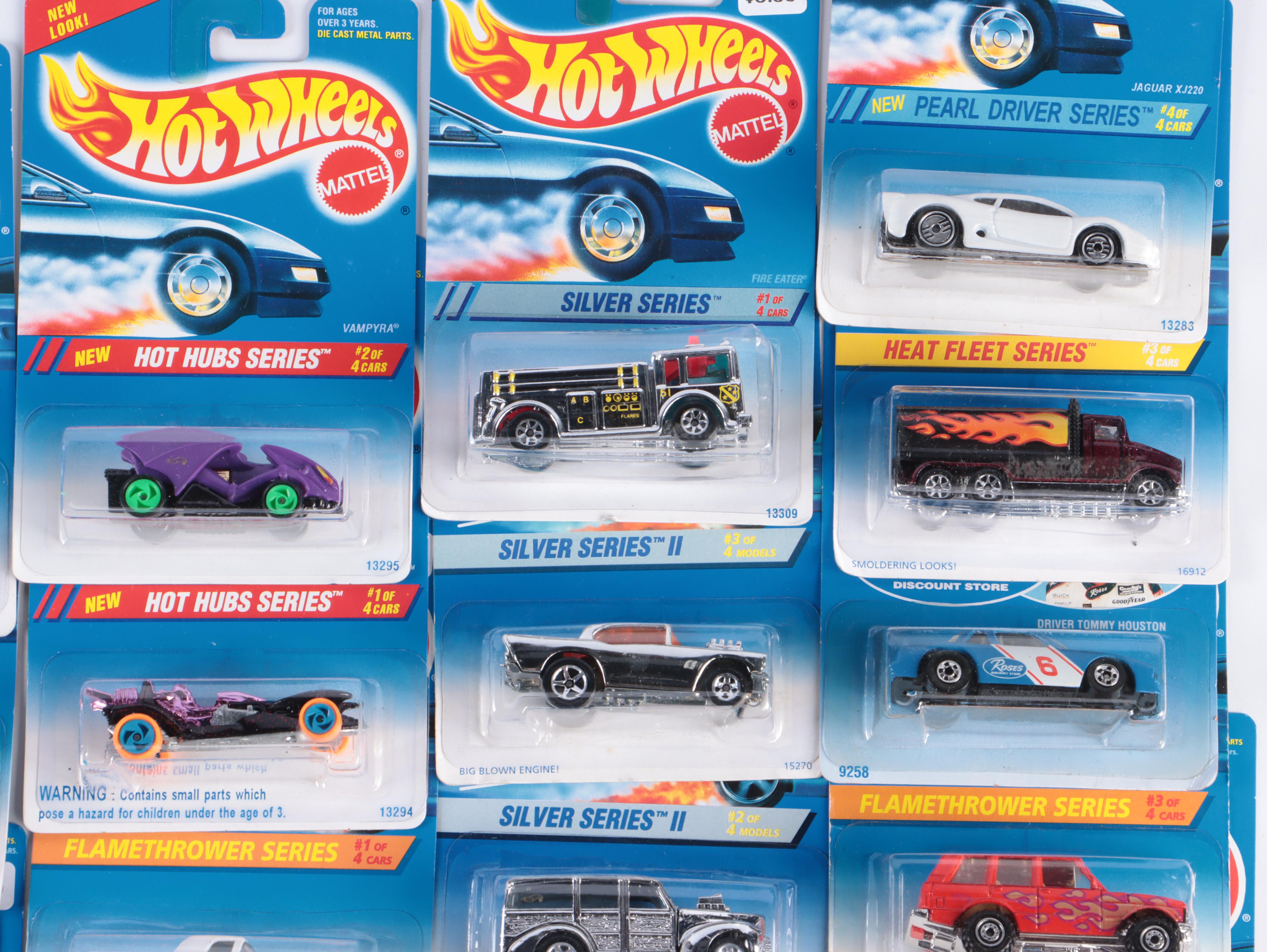 50 Hot Wheels Cars of Various Series