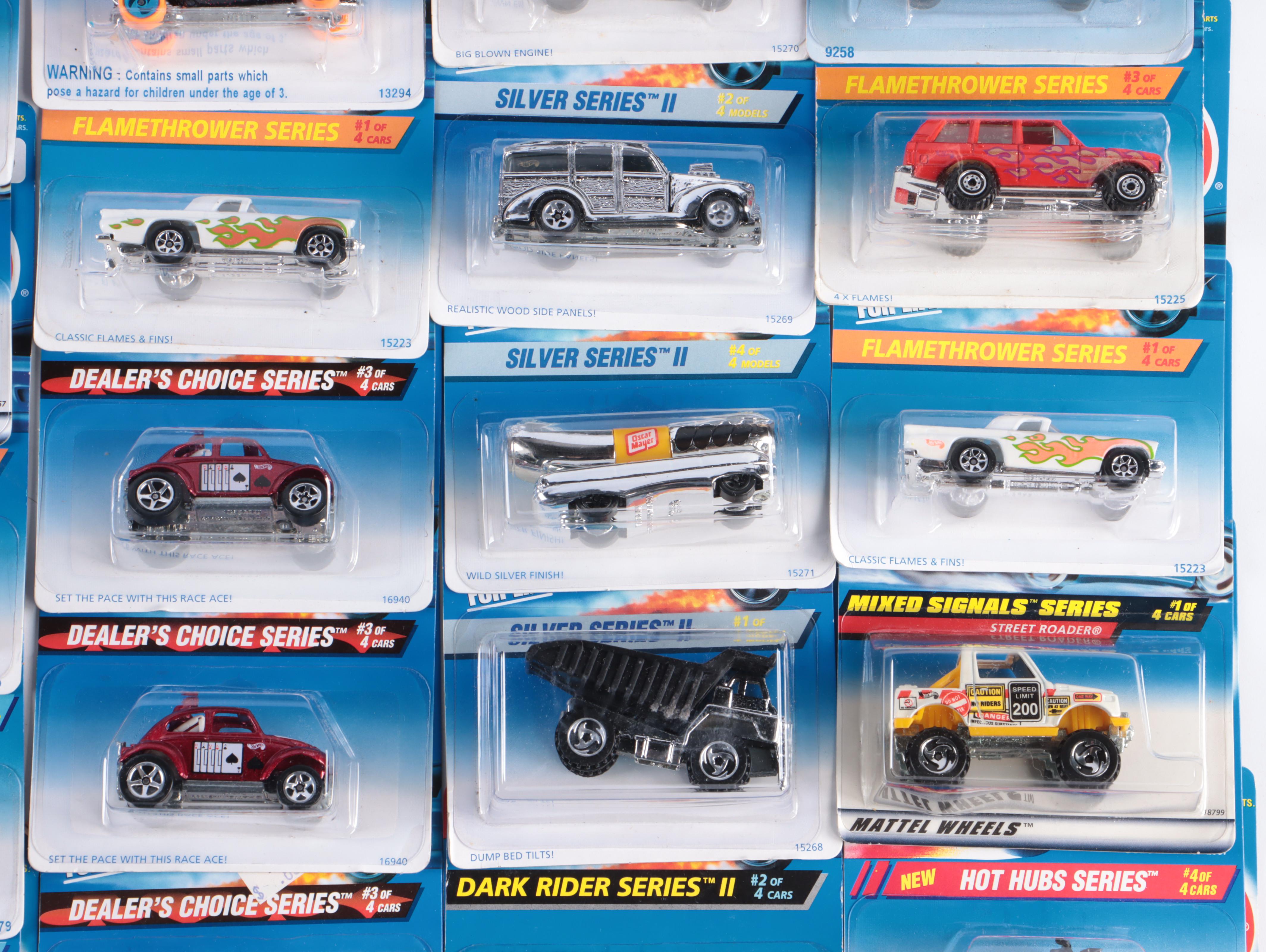 50 Hot Wheels Cars of Various Series