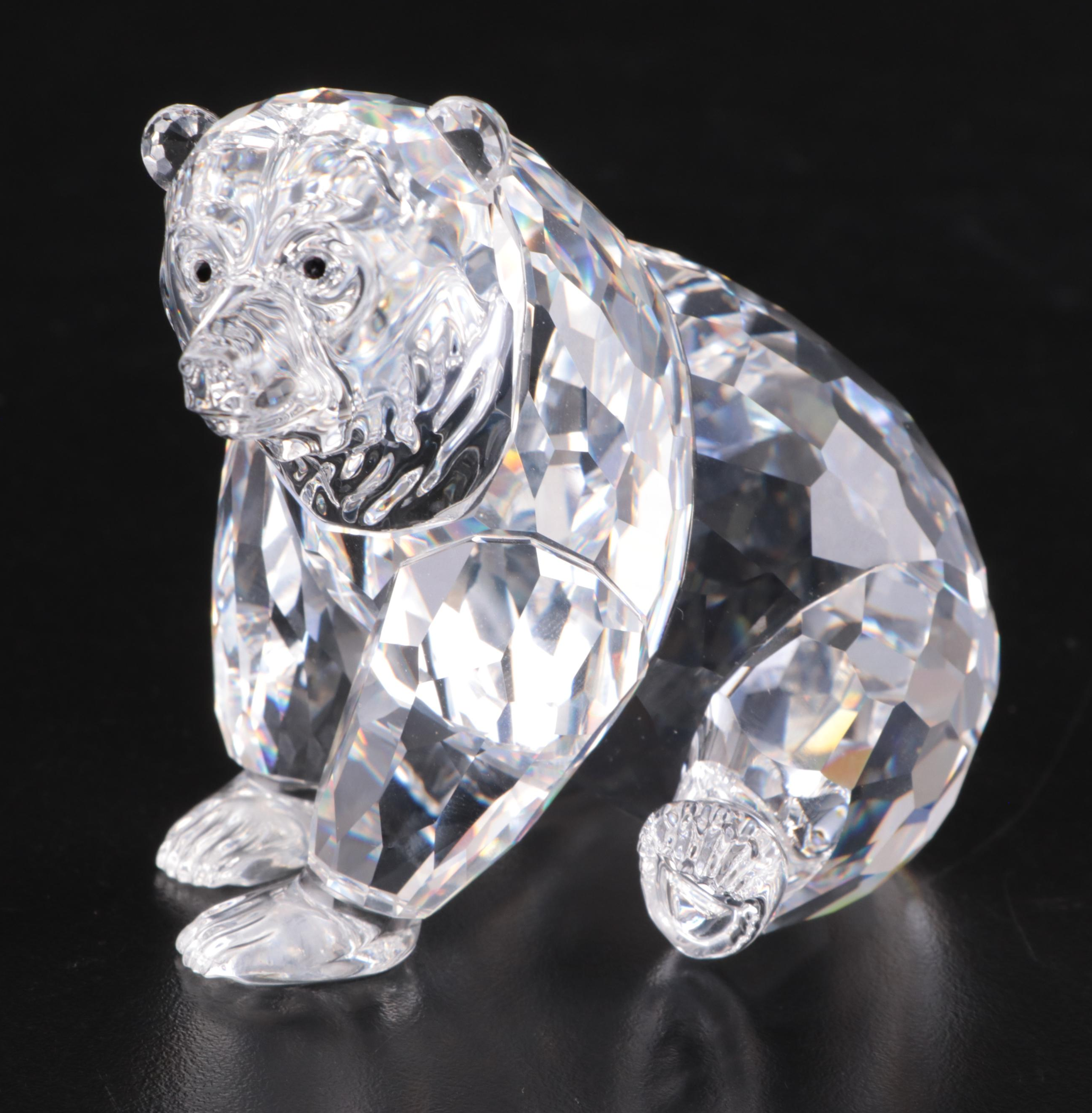 Swarovski Crystal Bear Figurines