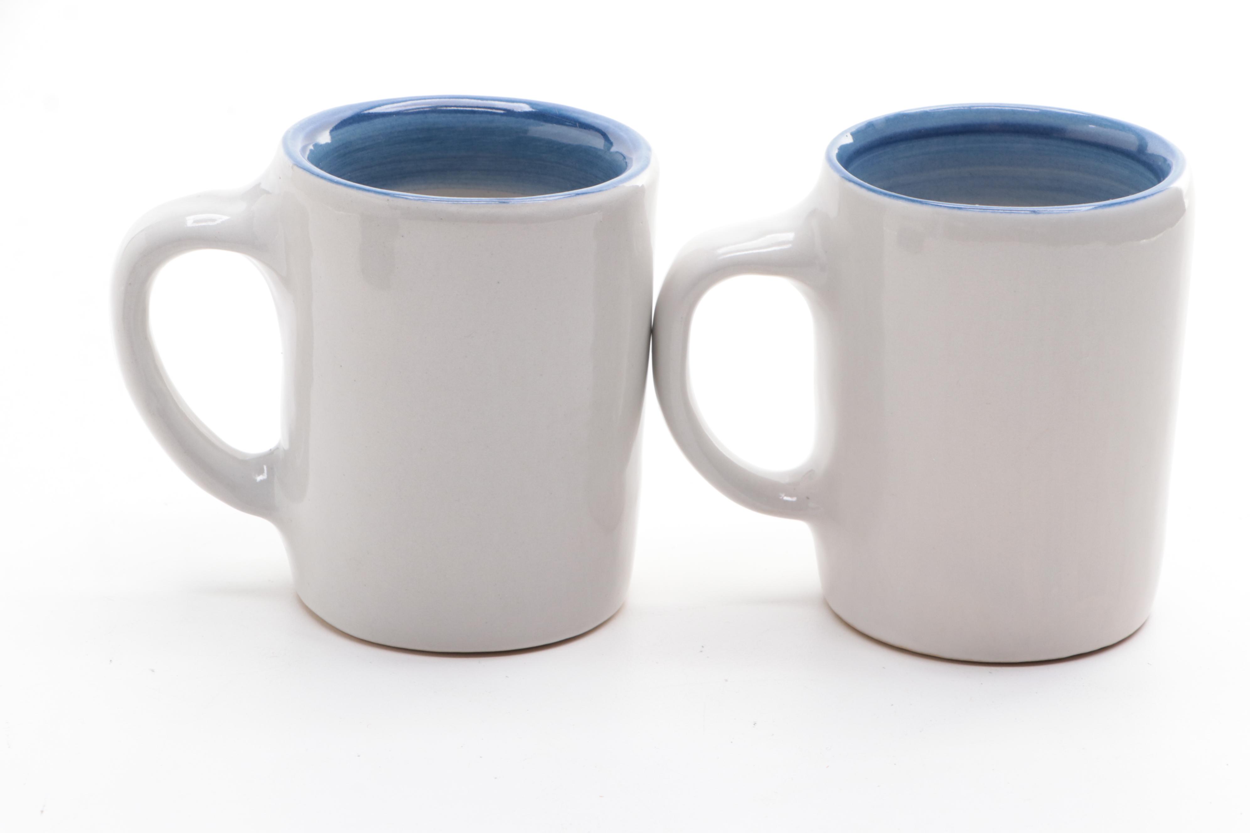 M. A. Hadley Stoneware Mugs and Coasters