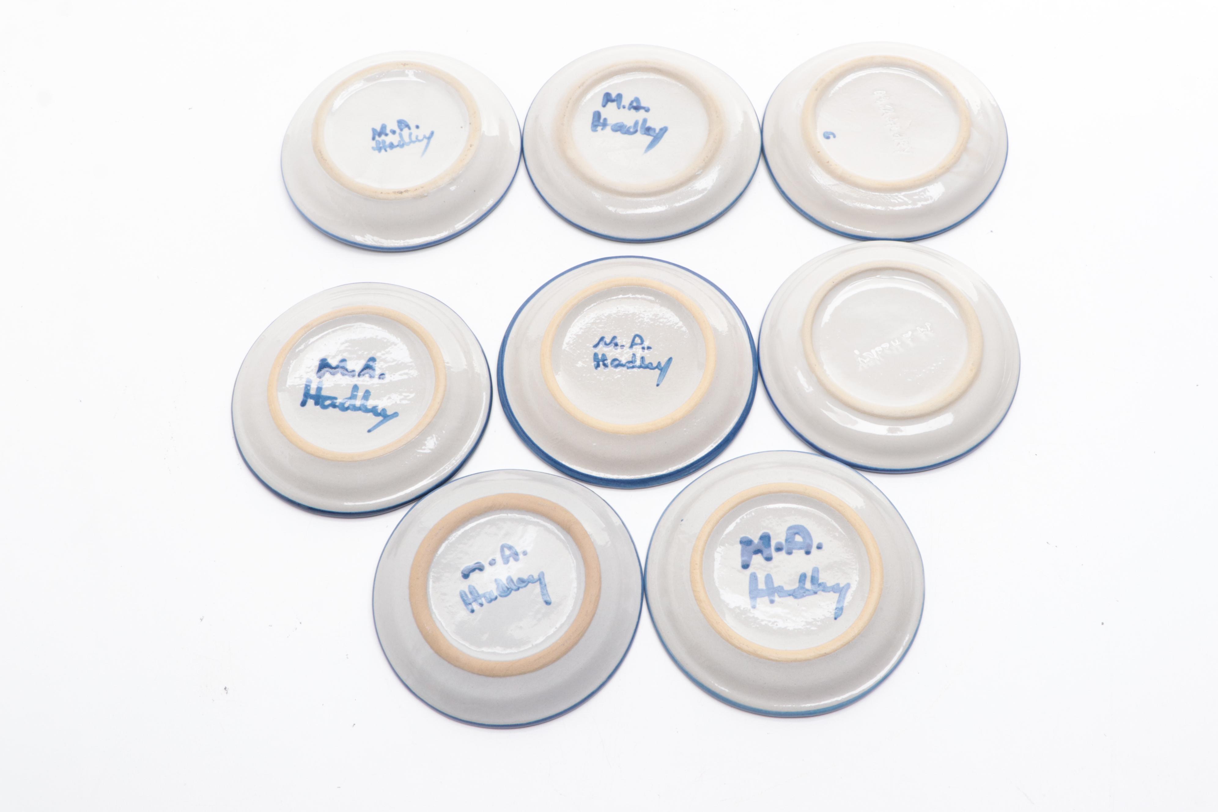 M. A. Hadley Stoneware Mugs and Coasters
