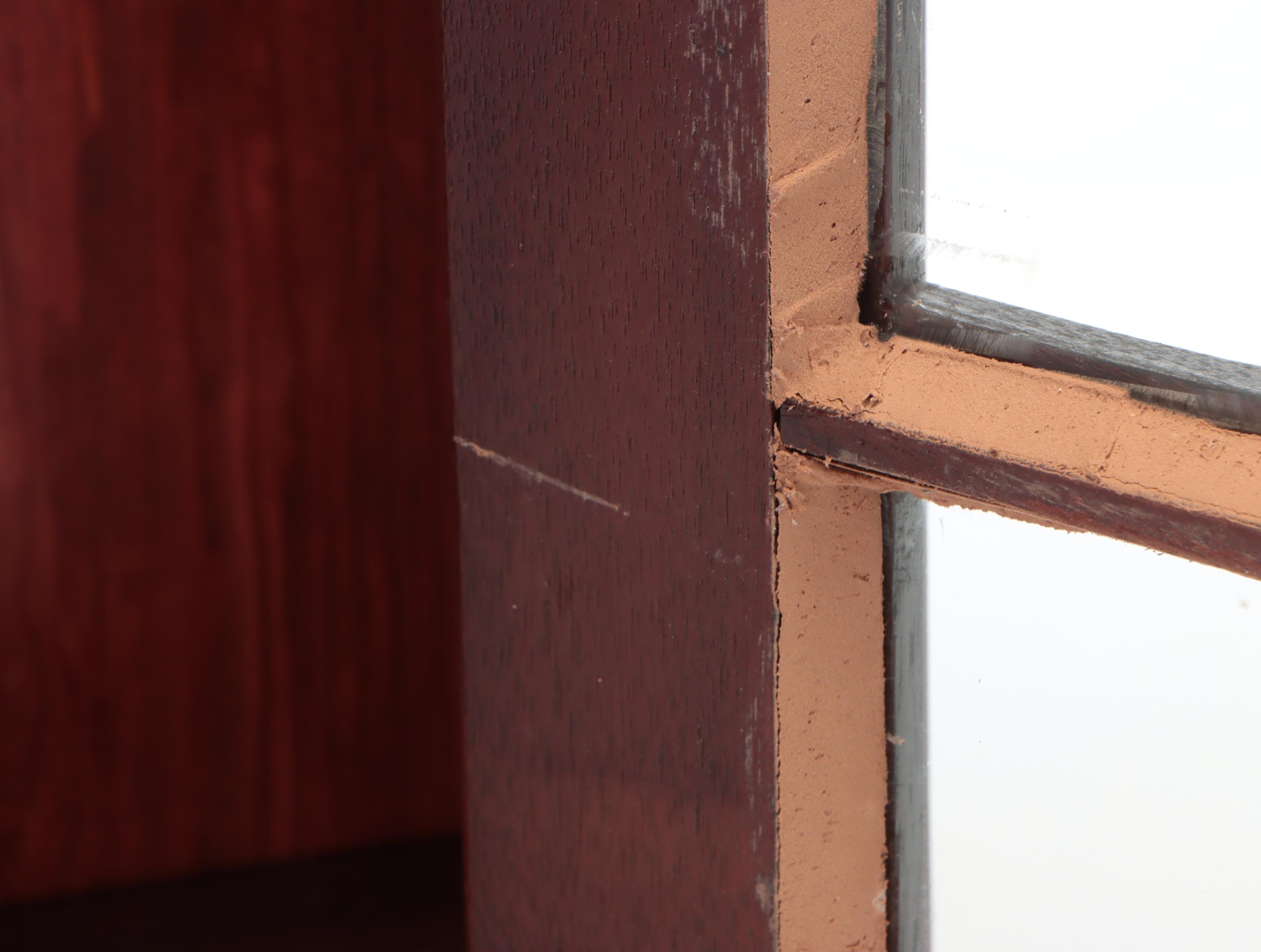 American Primitive Style Hardwood Table-Top Cabinet