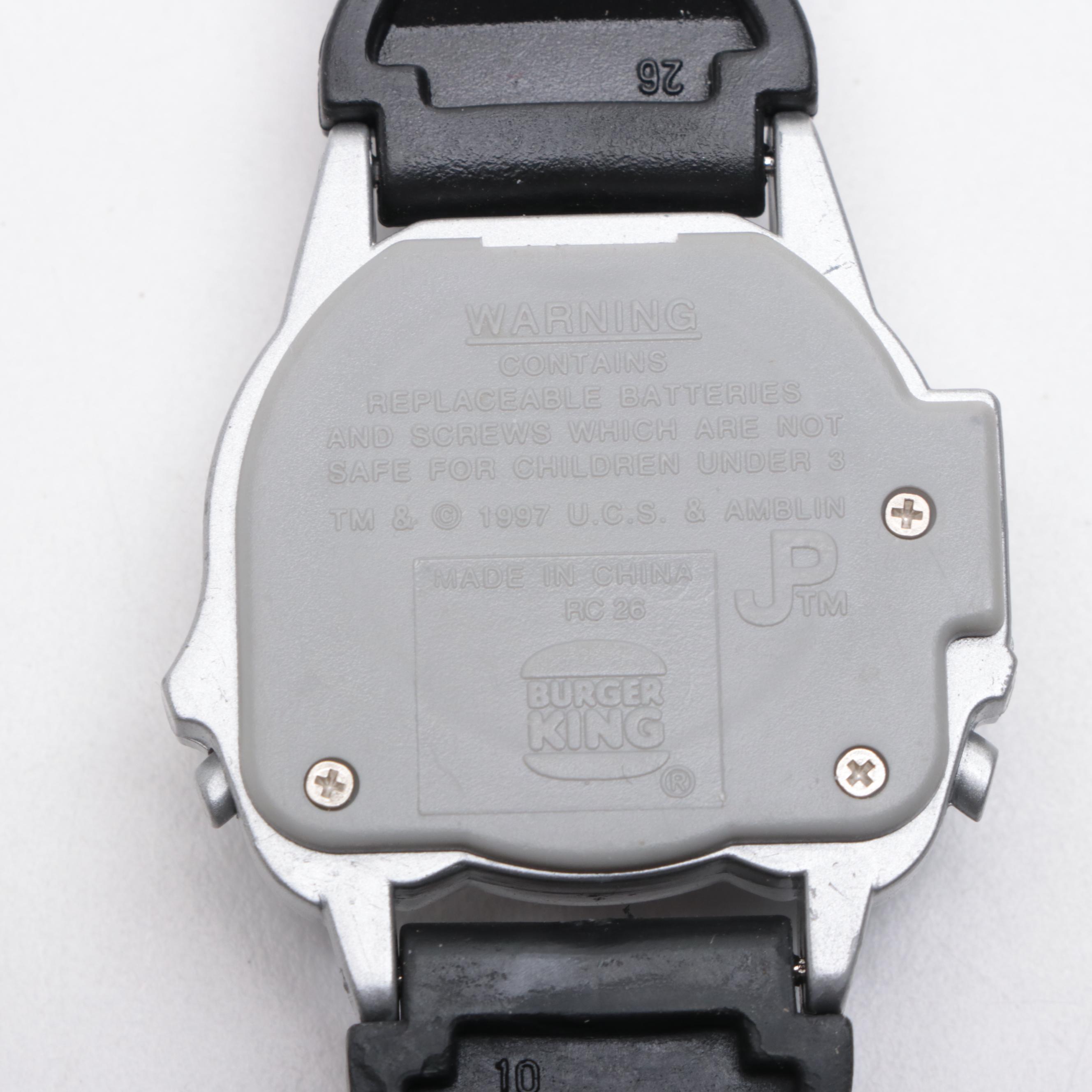 Jurassic Park Burger King Watches, 1990s