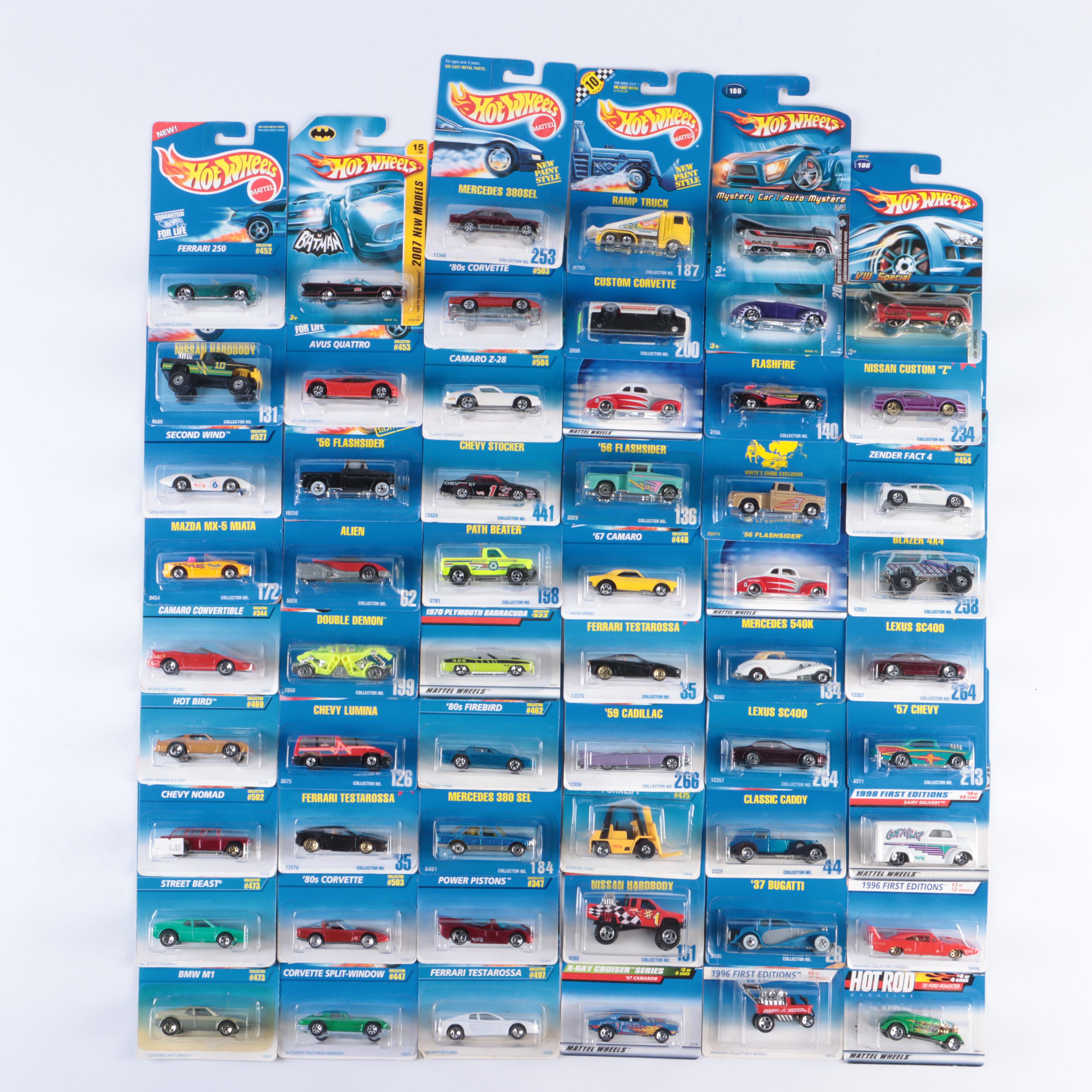 Hot Wheels "Ferrari 250", "Avus Quattro" and More Toy Cars