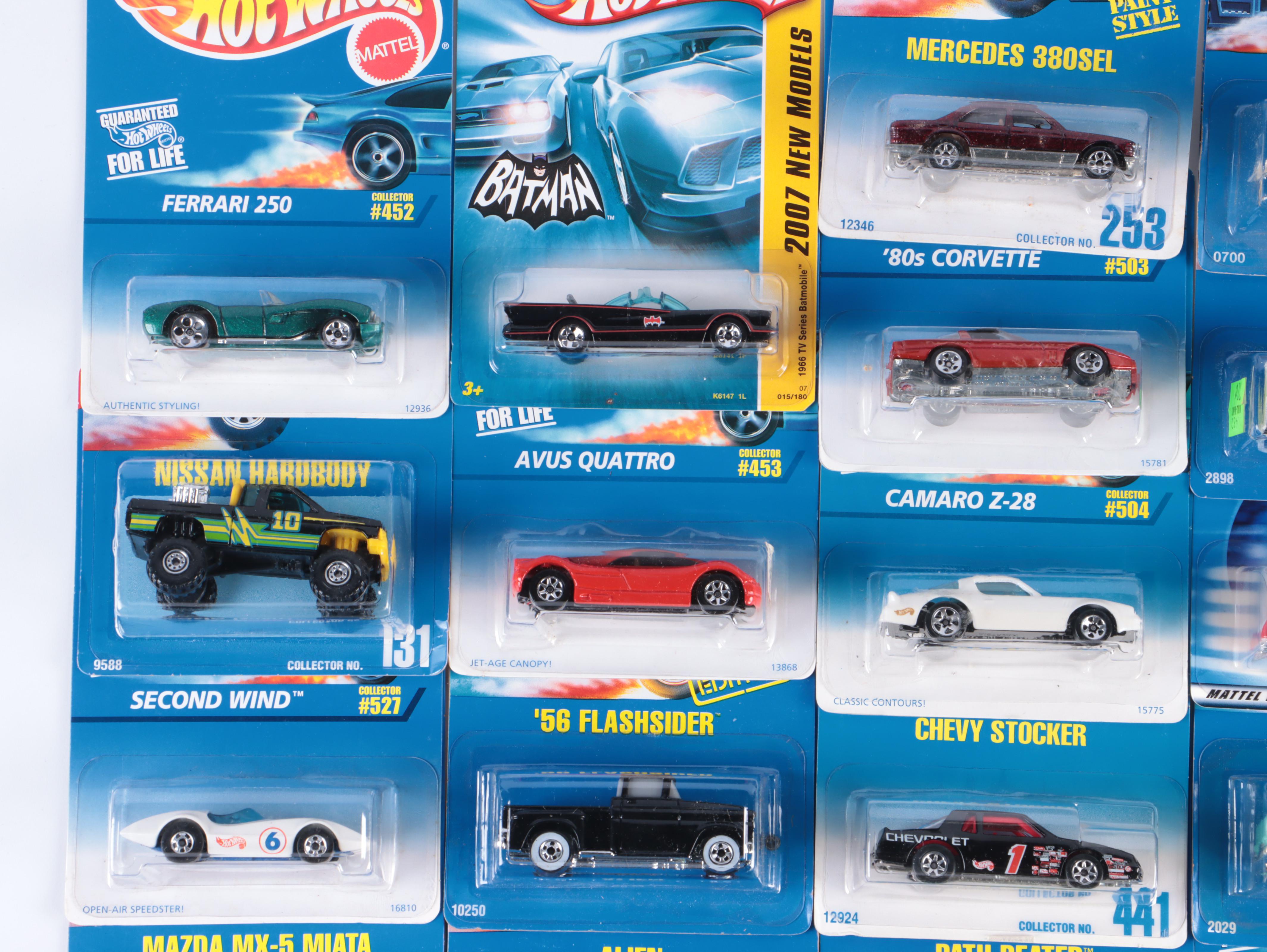Hot Wheels "Ferrari 250", "Avus Quattro" and More Toy Cars