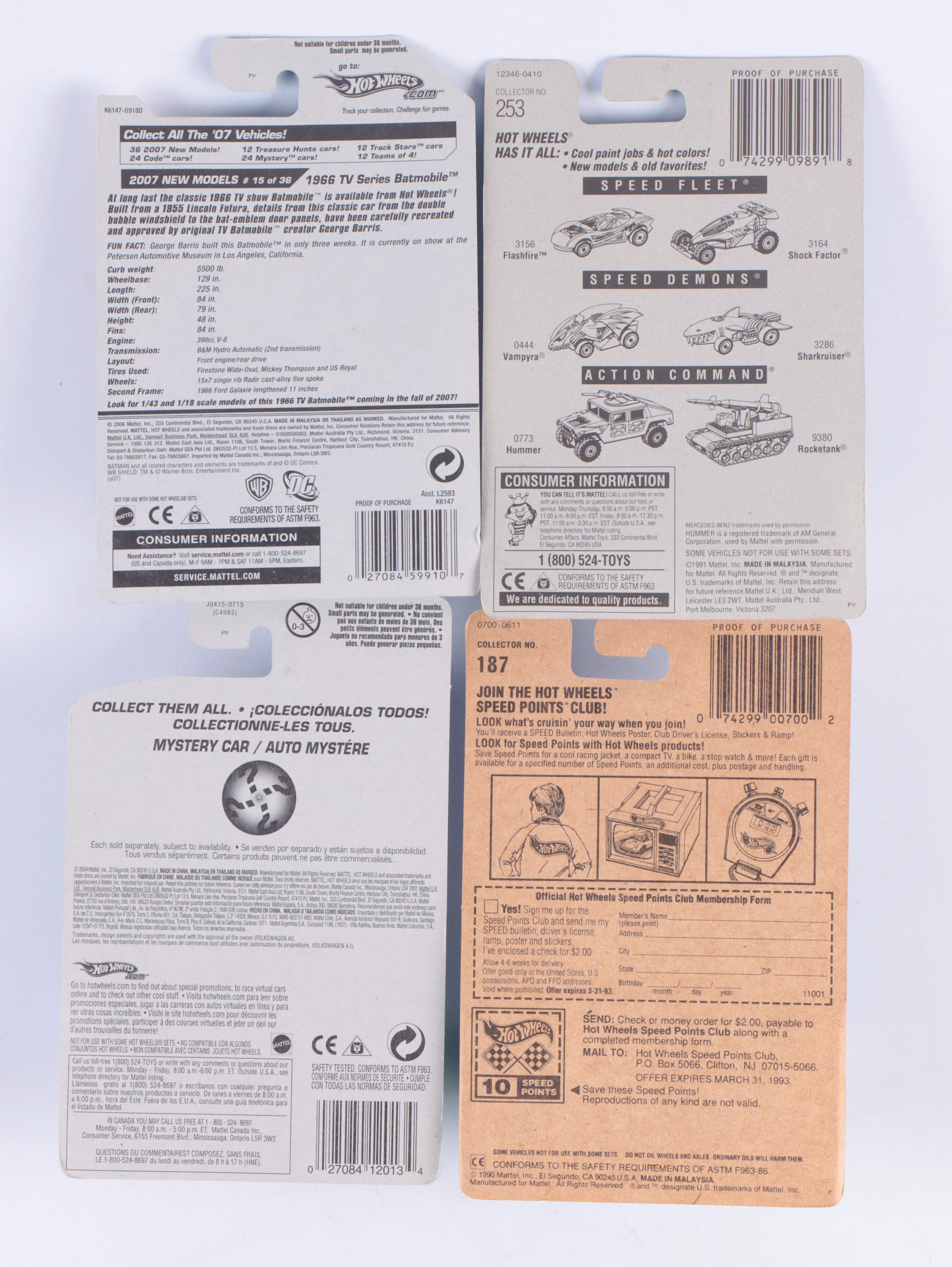 Hot Wheels "Ferrari 250", "Avus Quattro" and More Toy Cars