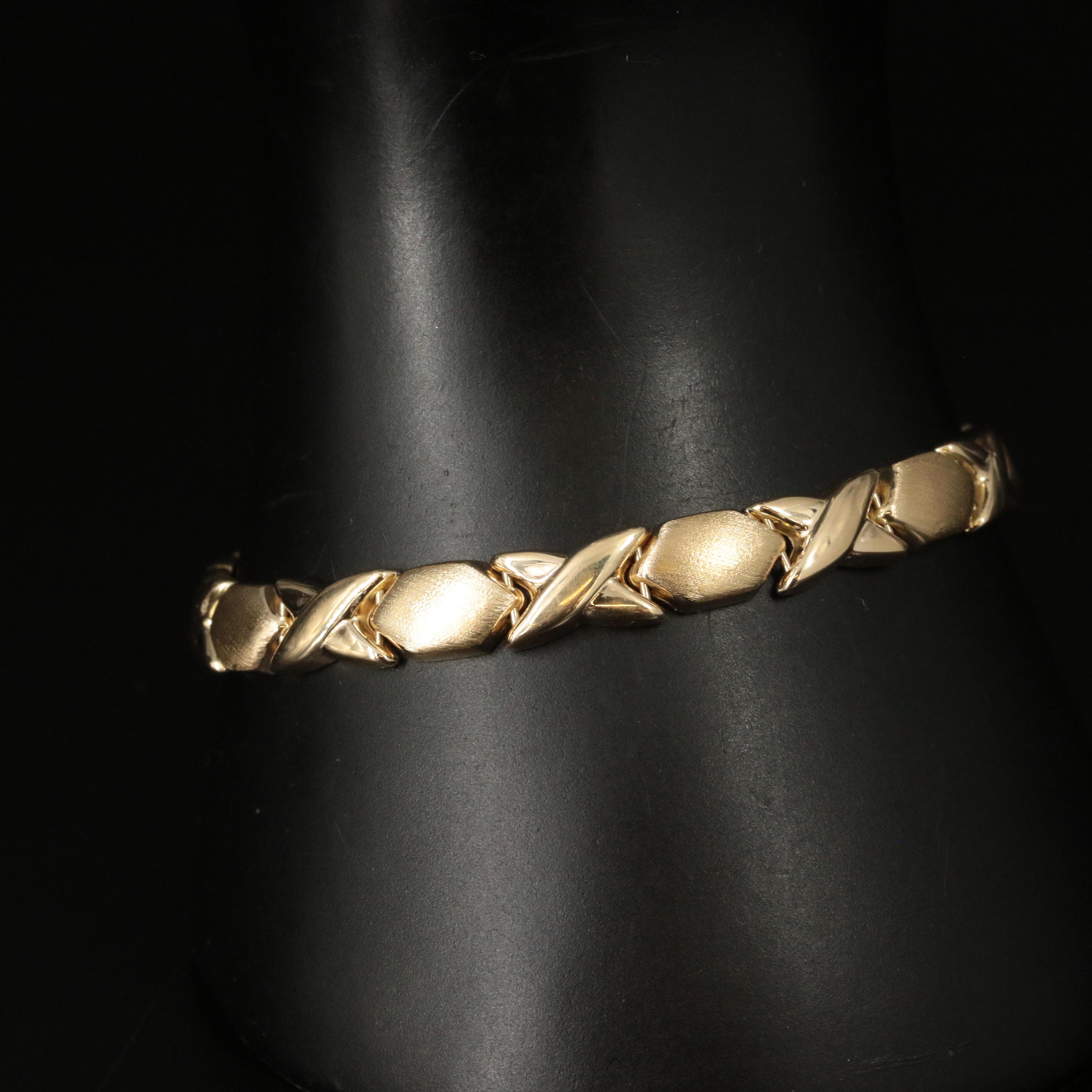 14K XO Bracelet