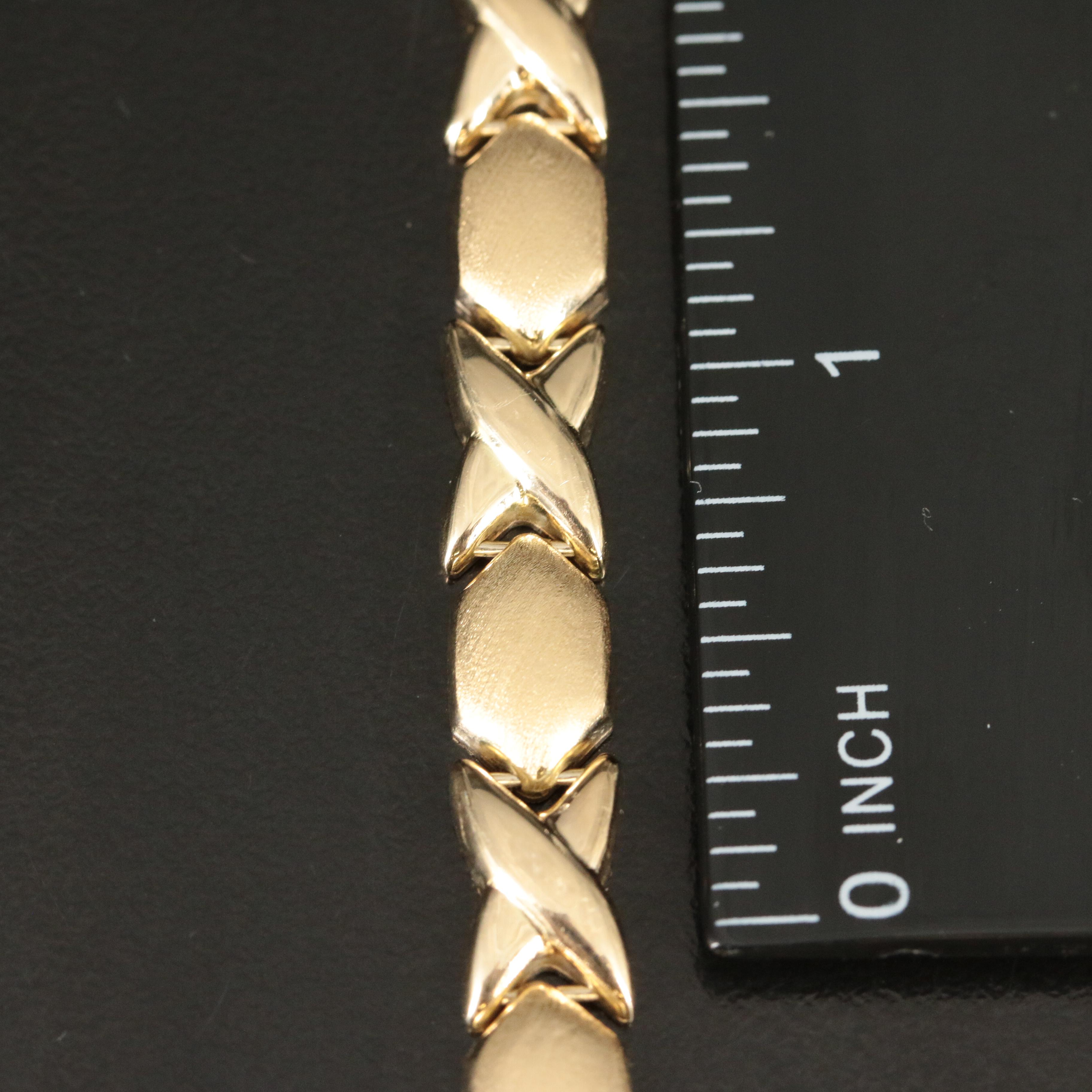 14K XO Bracelet
