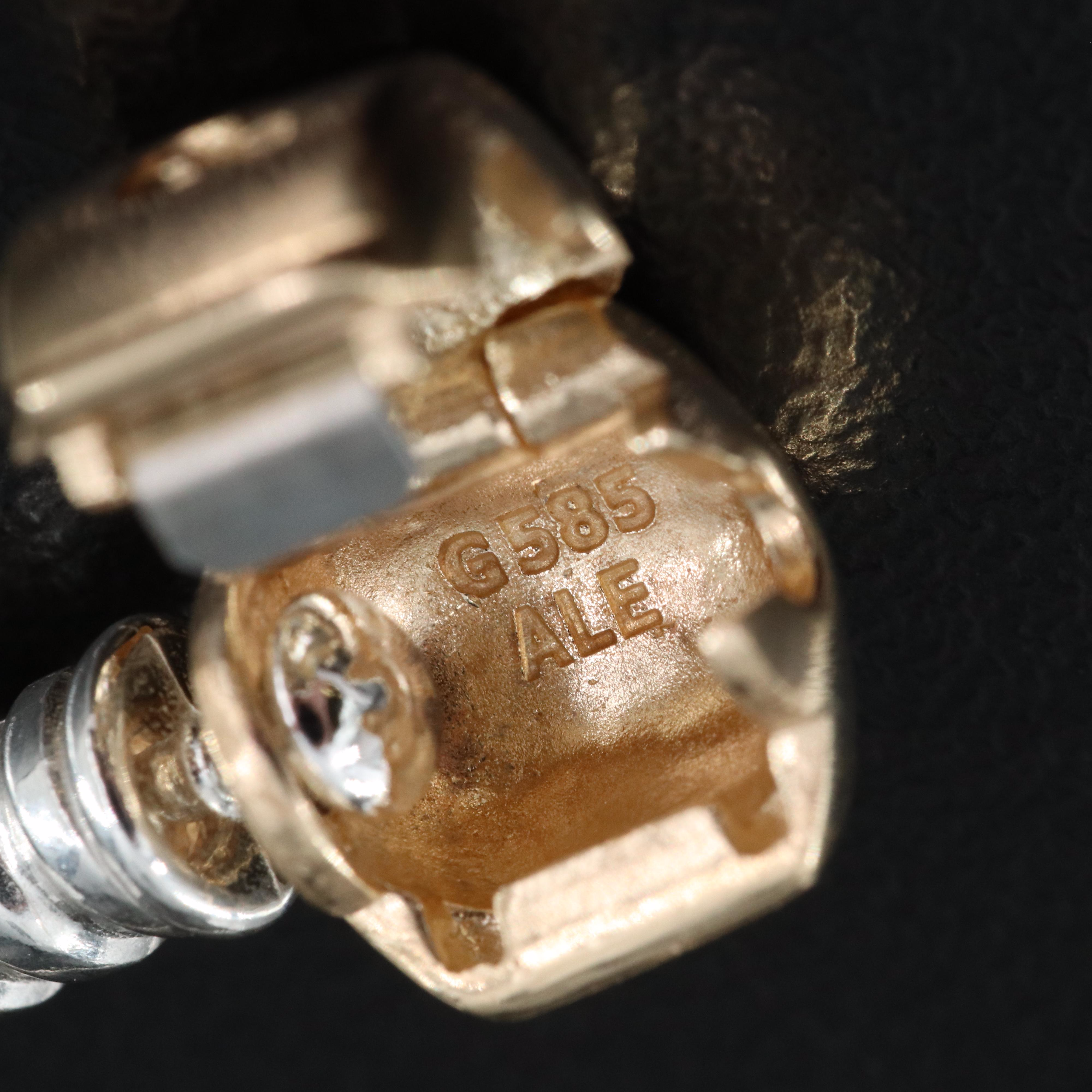 Pandora Sterling and 14K Bracelet