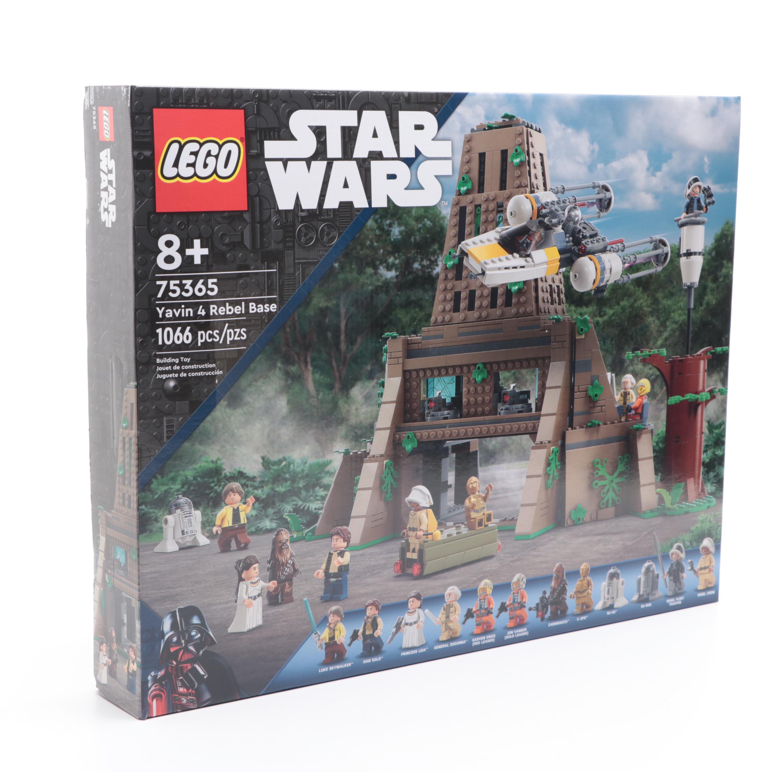 LEGO Star Wars Yavin 4 Rebel Base Construction Set, 2023